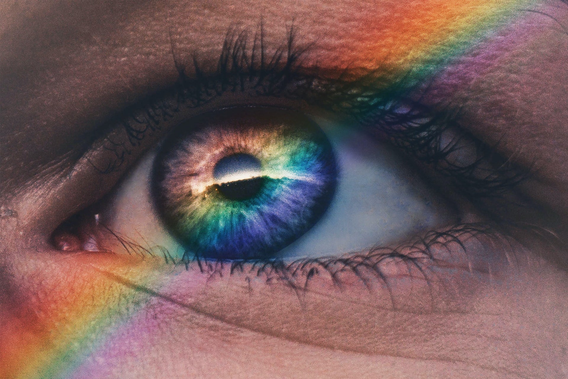 couleur des chakras arc en ciel 7 couleurs dans oeil