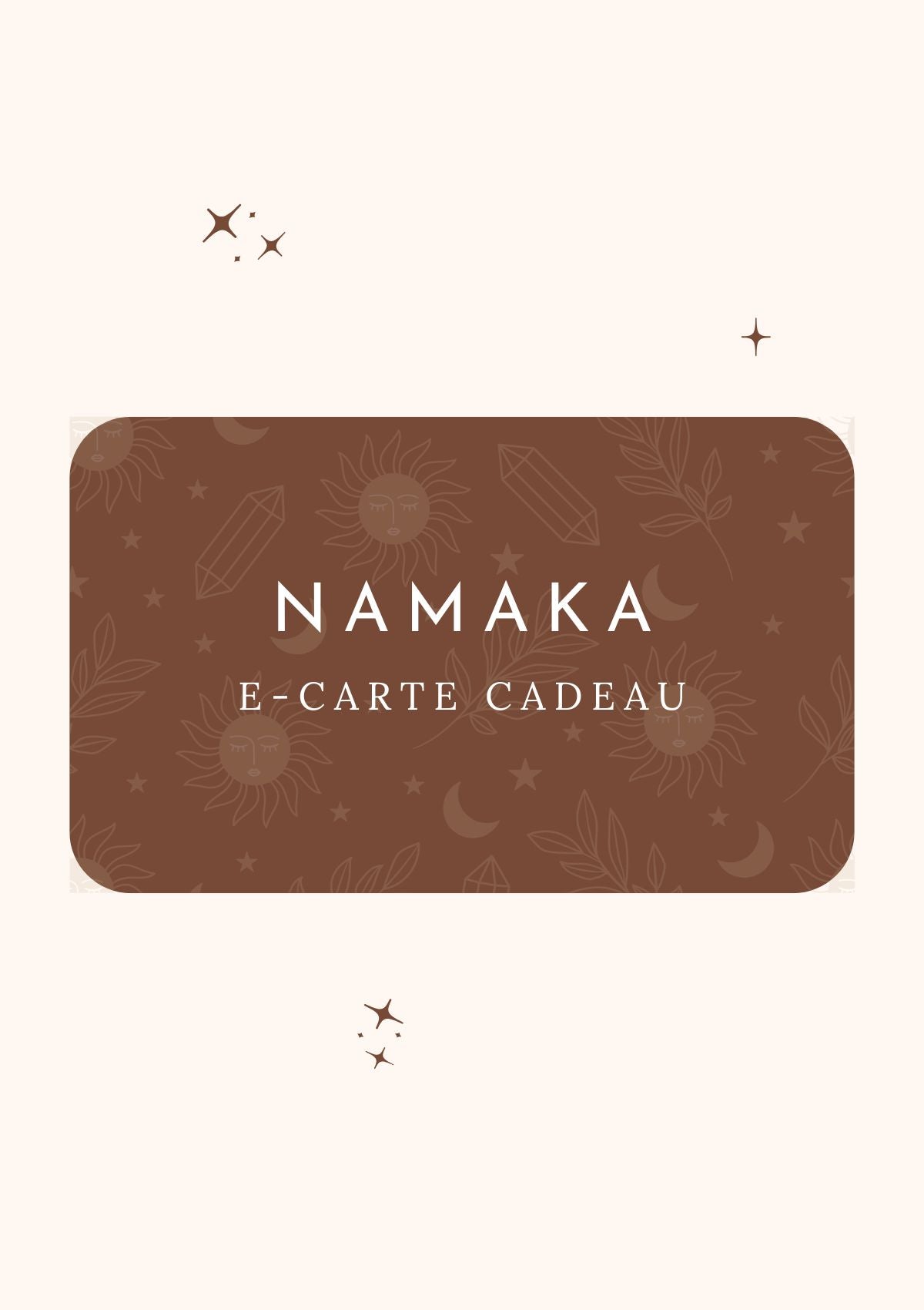 Carte Cadeau Namaka : Le Cadeau Parfait à la Dernière Minute