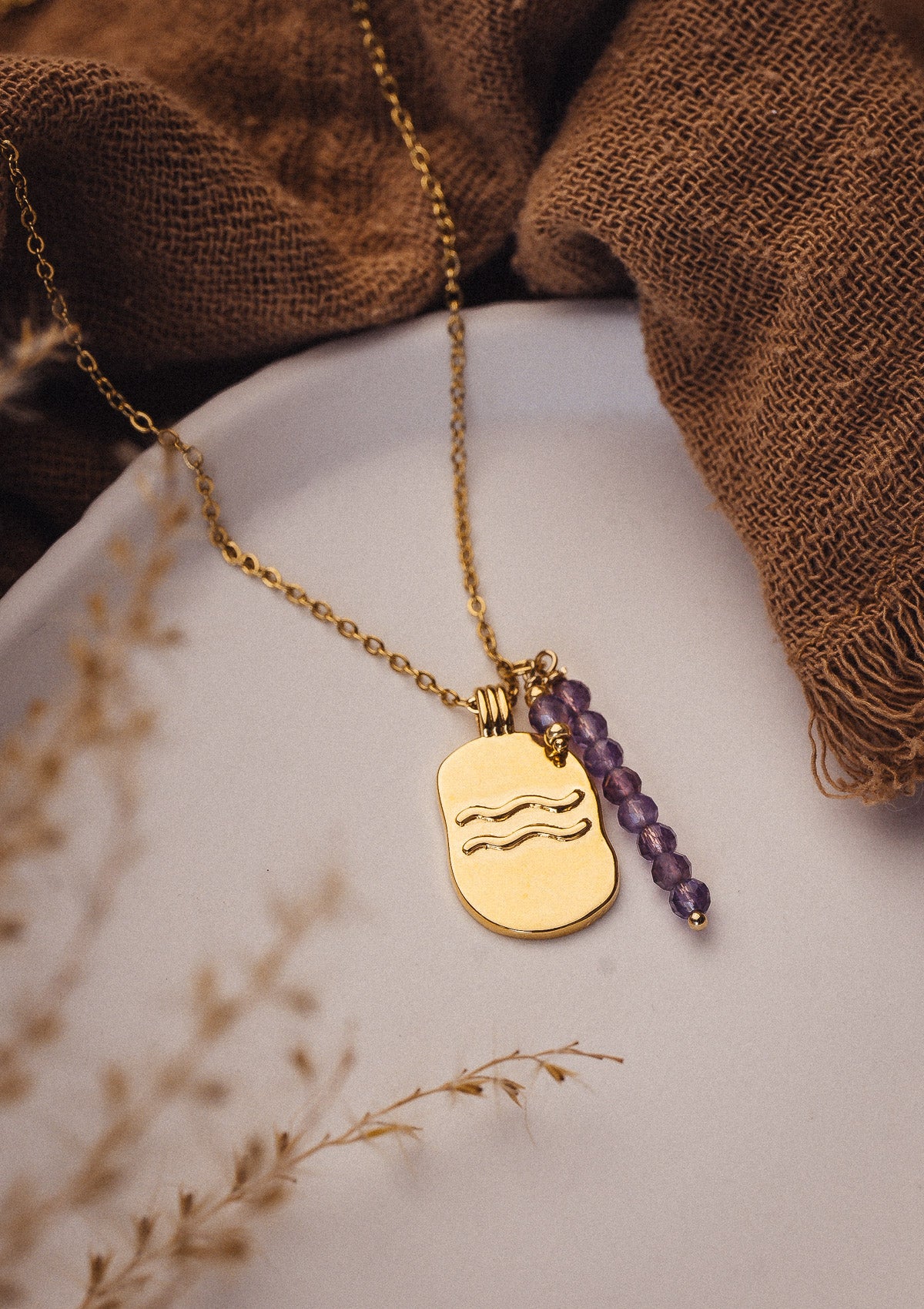 Collier Verseau et Améthyste - Astro