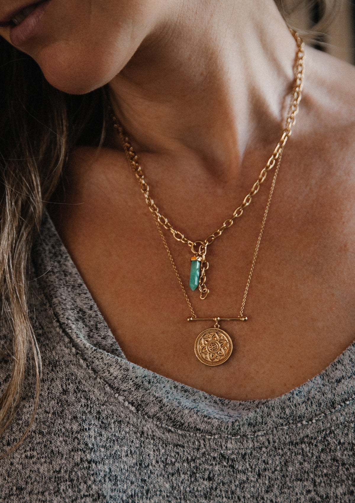 Collier Mandala Namaka – bijou paix intérieure et harmonie sacrée
