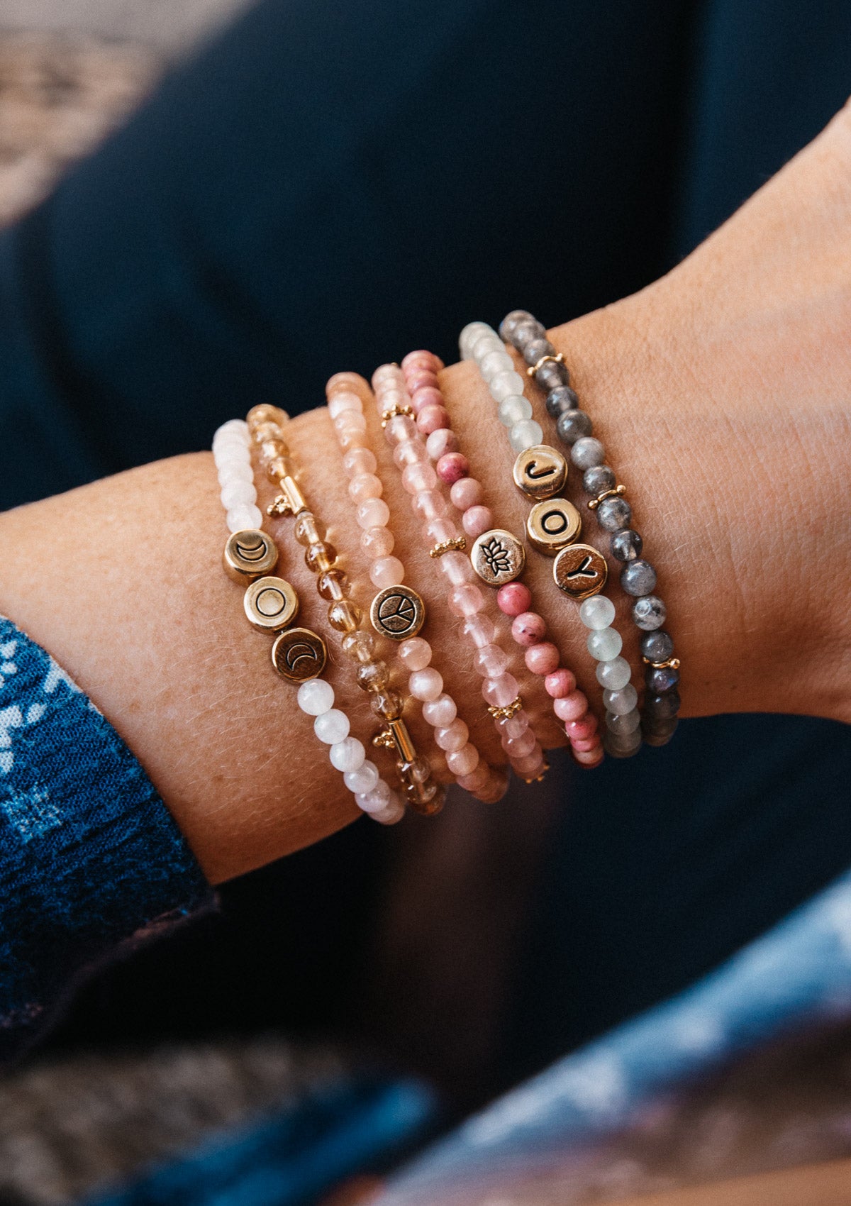 Bracelet Quartz Rose - Je Mérite l'Amour