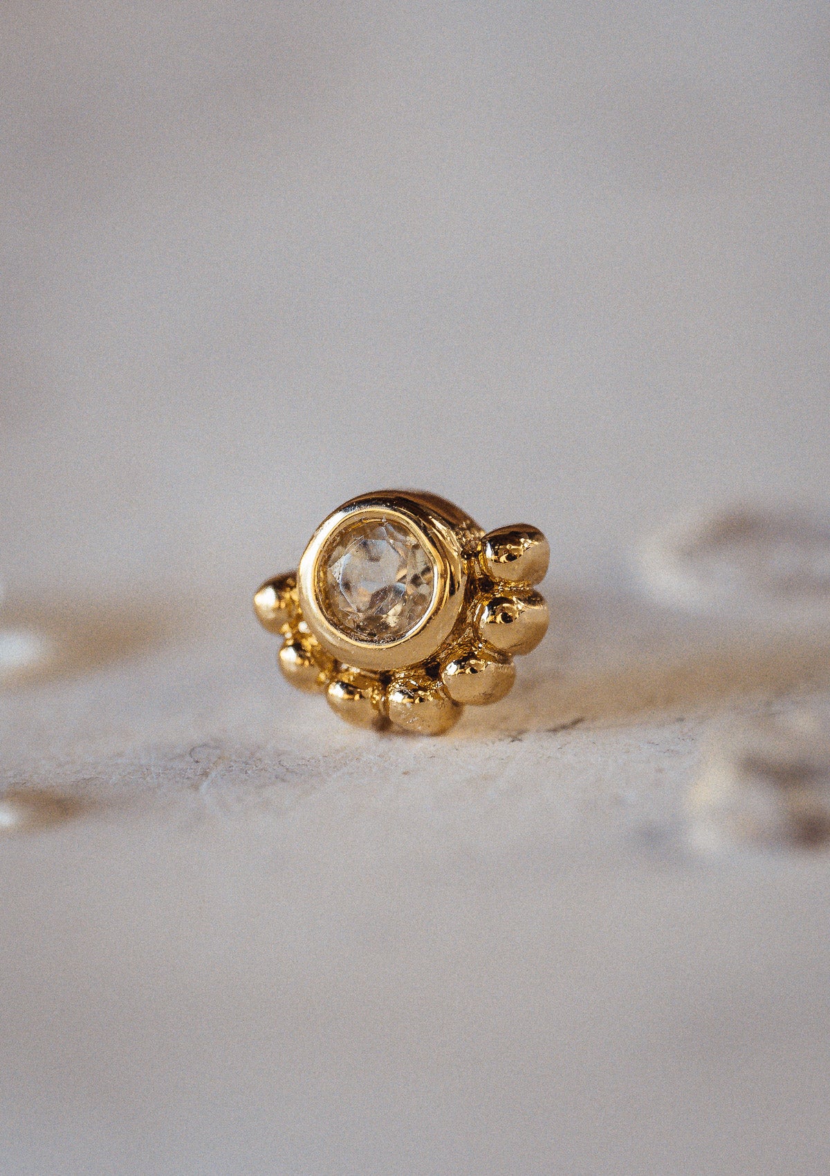 Puce Quartz Citron - Fraîche et Positive (Vendue à l'unité)