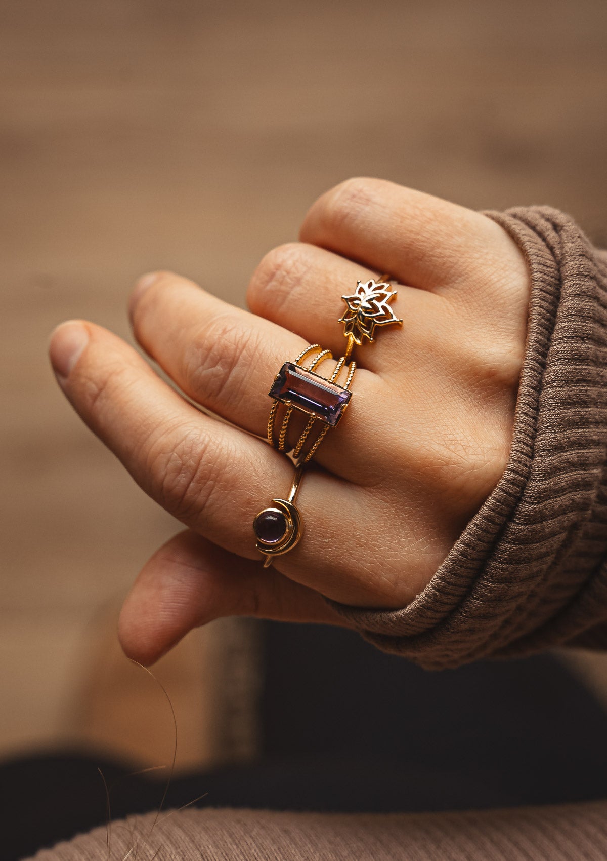 Bague Améthyste - Pureté Cristalline