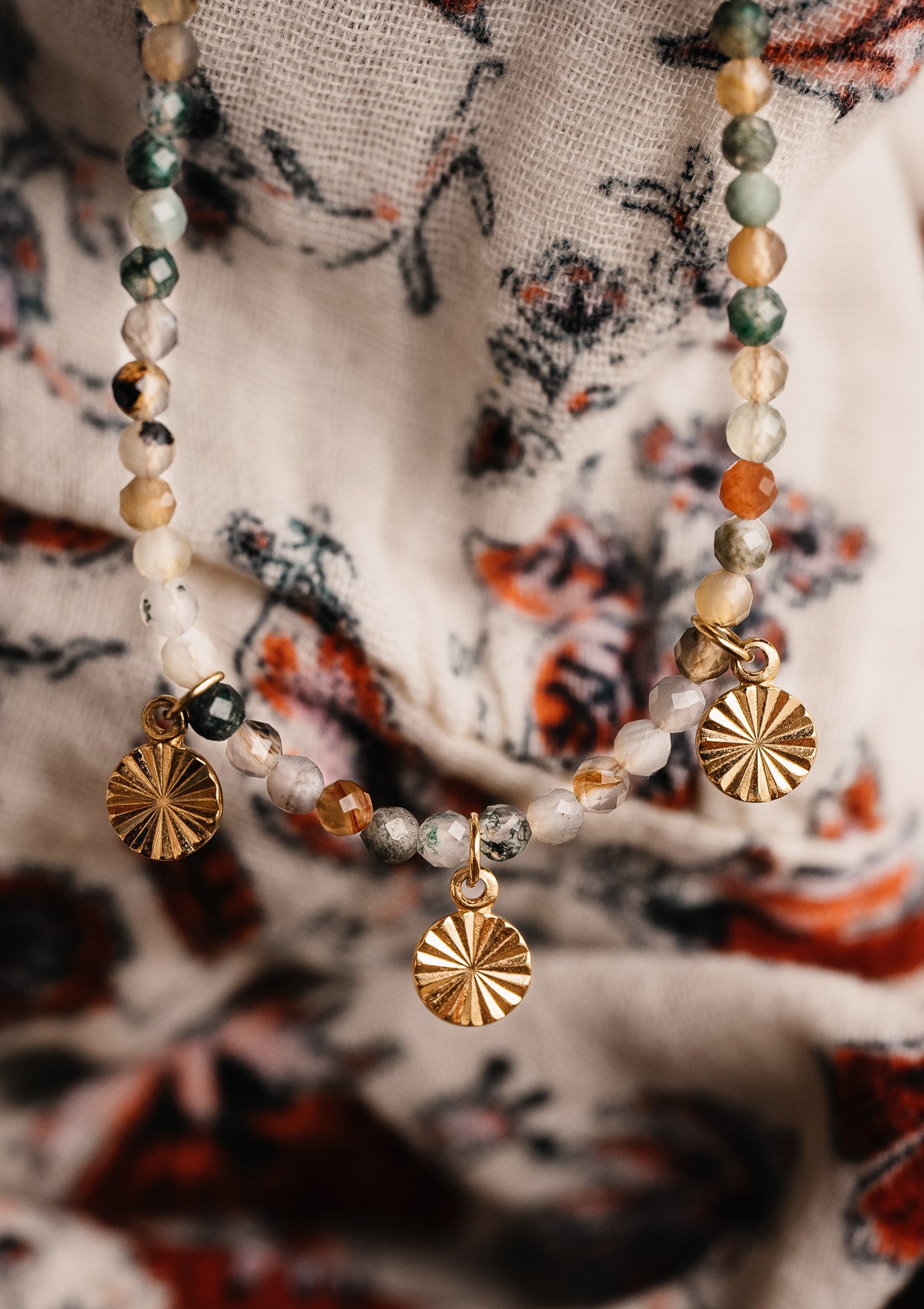 Collier Agate Indienne - Nouveau Jour