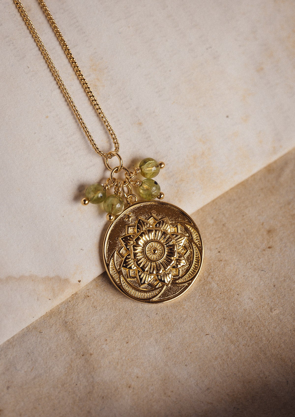 Collier Péridot - Cœur Ouvert Esprit Clair