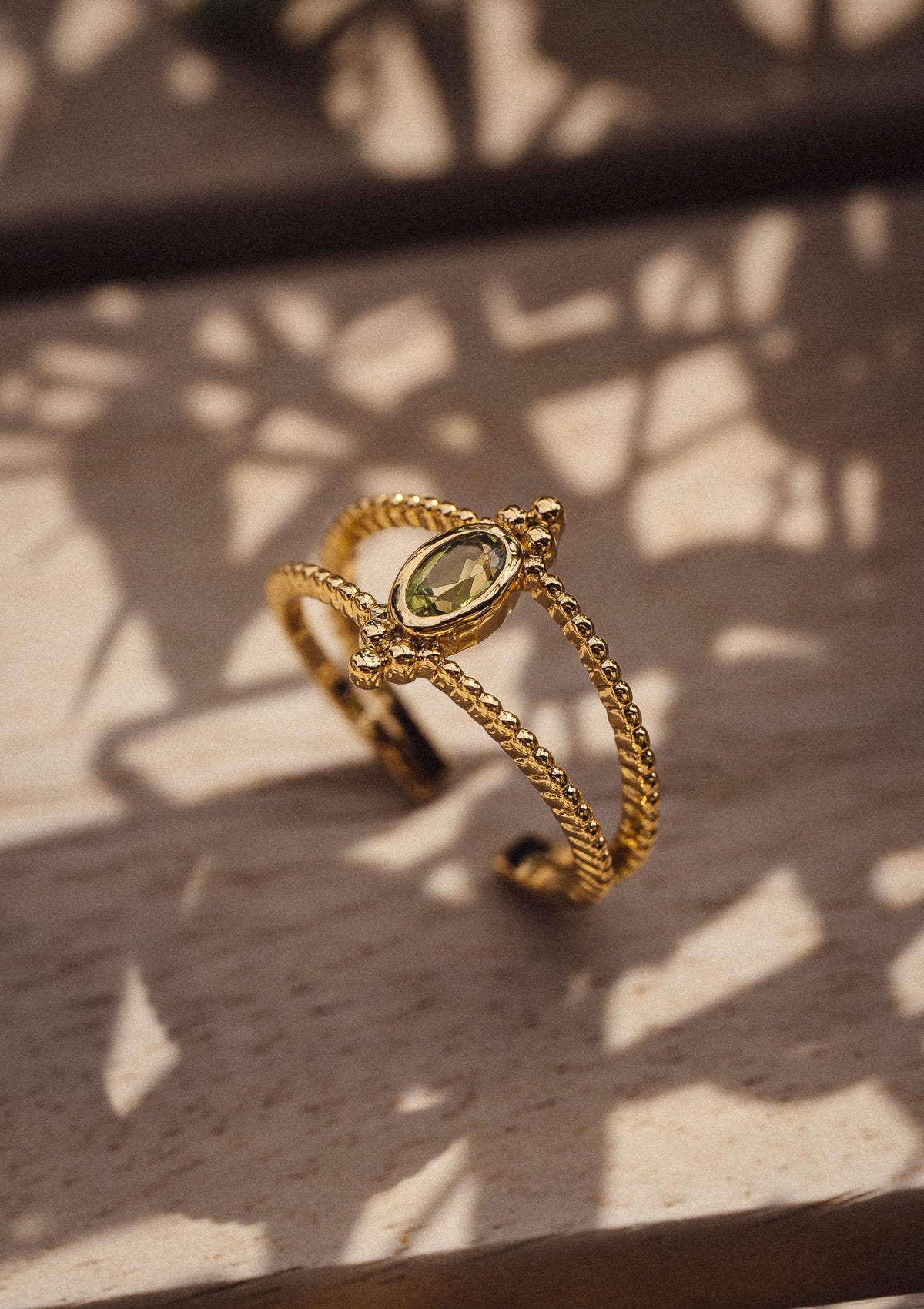 Bague Péridot - Eclat Intérieur