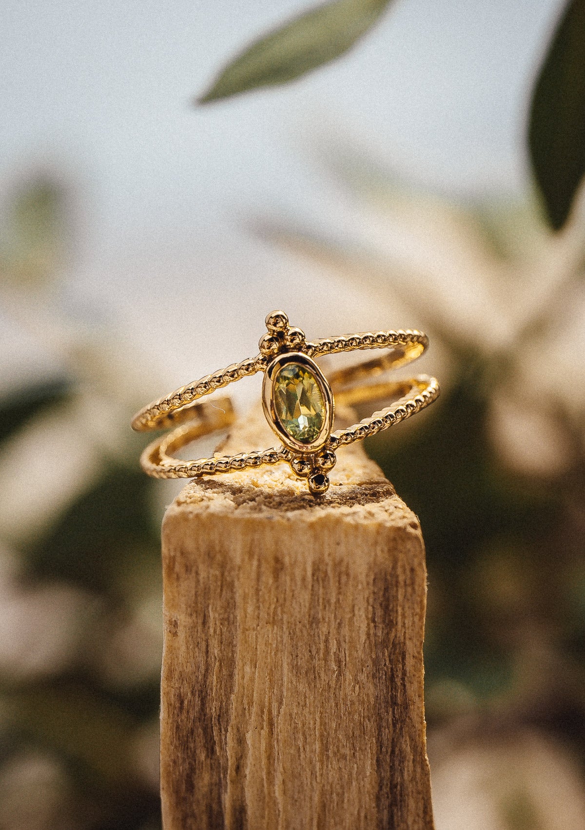 Bague Péridot - Eclat Intérieur