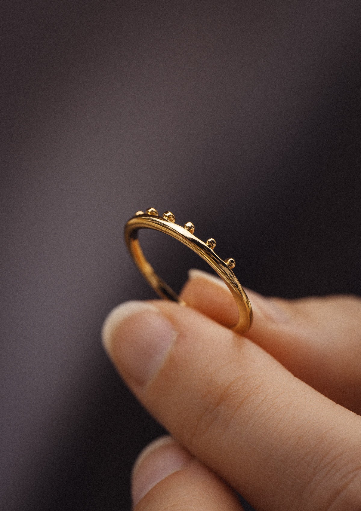 Bague Mini Billes - Simplicité