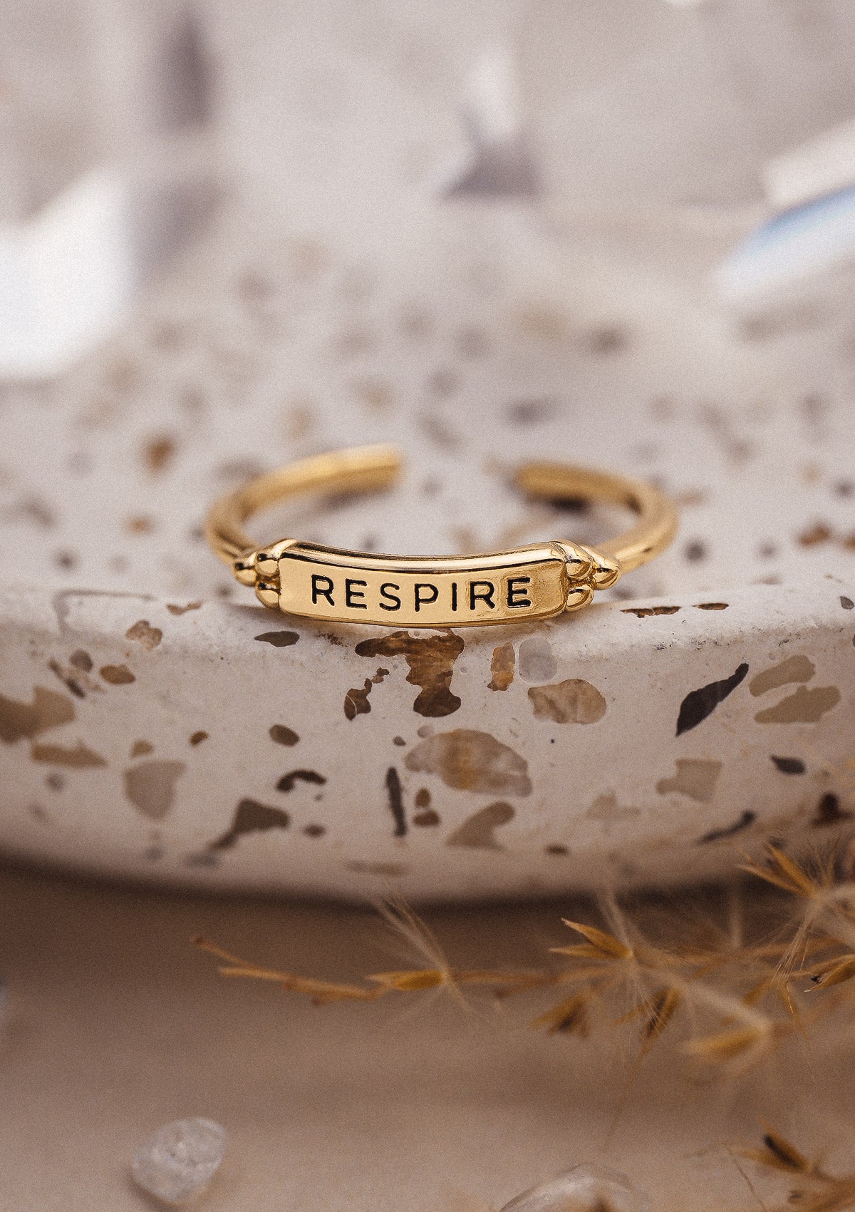 Bague à Message - Respire