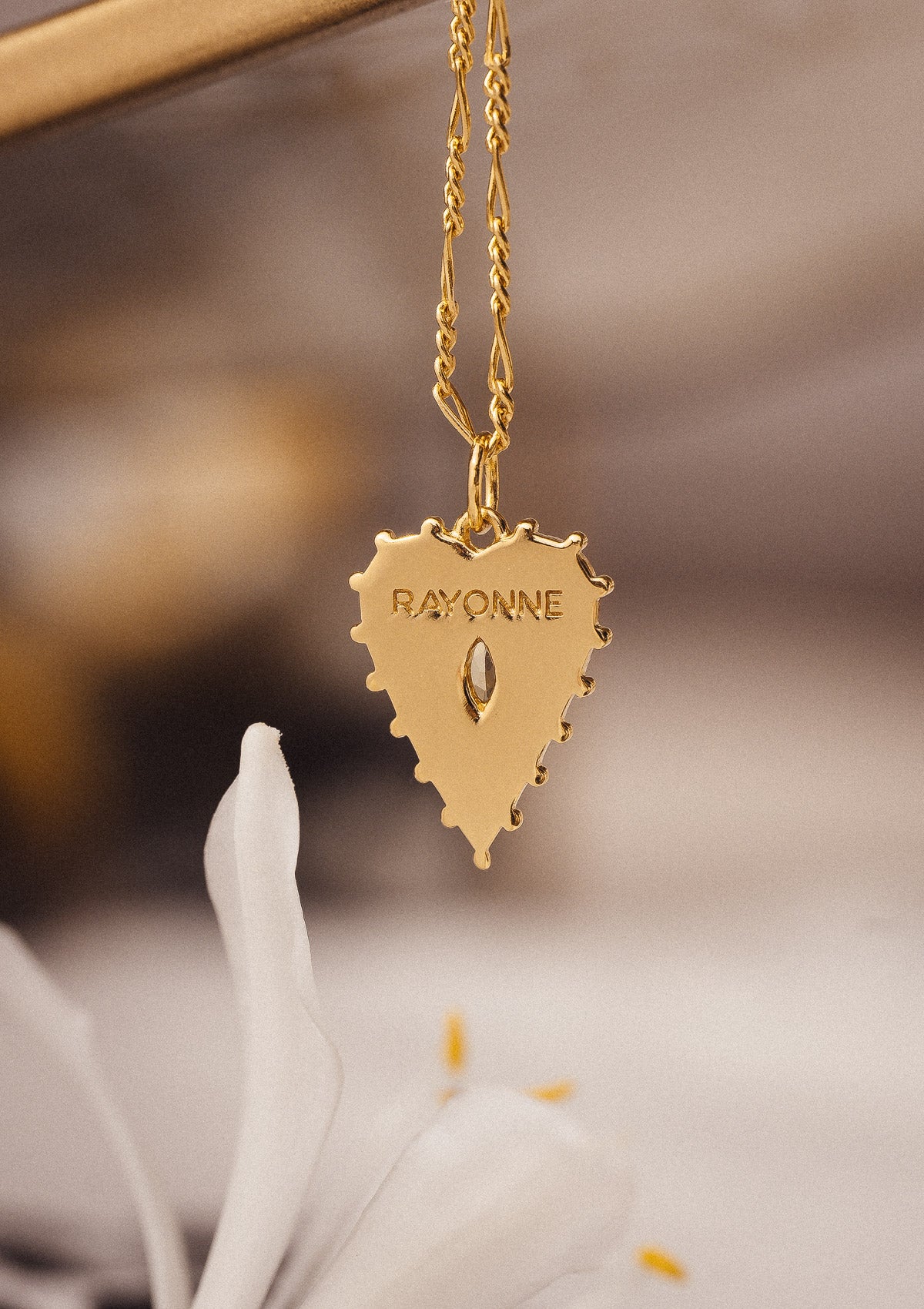 Collier Coeur Péridot - Rayonne