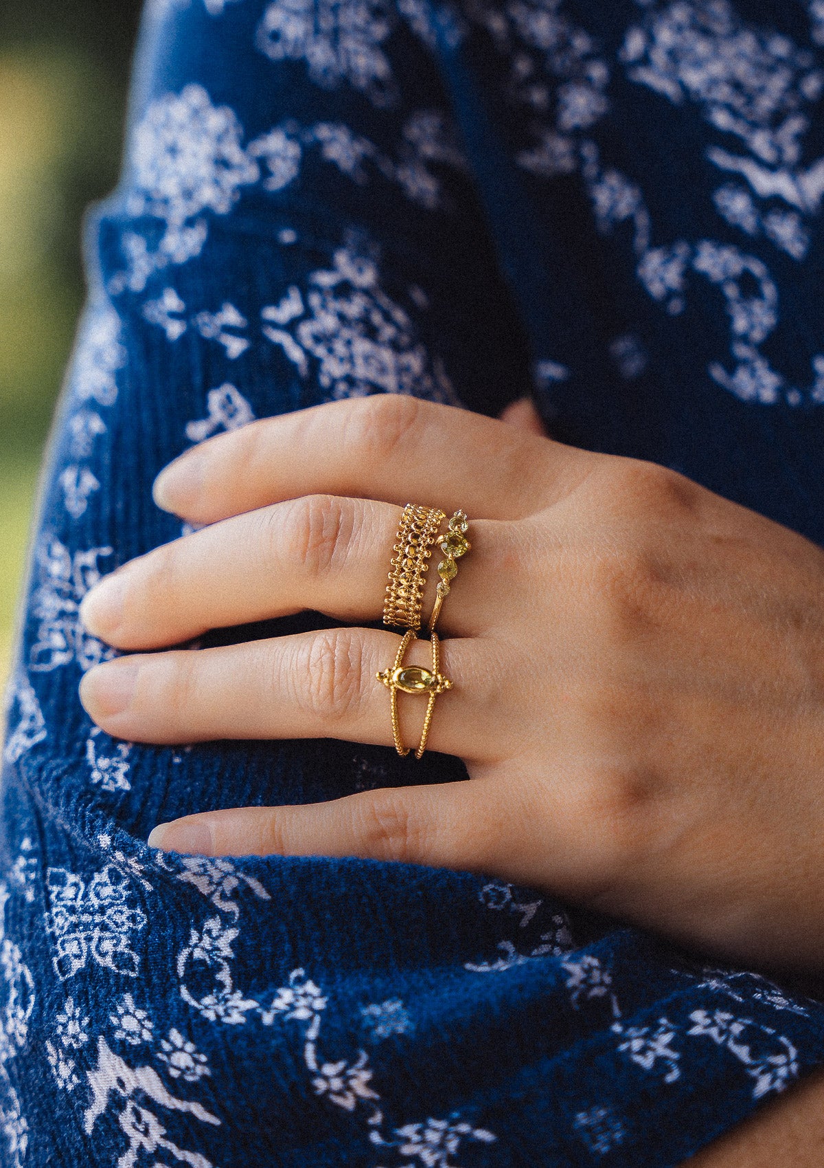 Bague Péridot - Eclat Intérieur