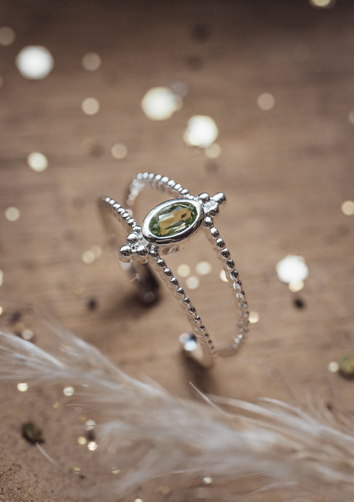 Bague Péridot - Eclat Intérieur