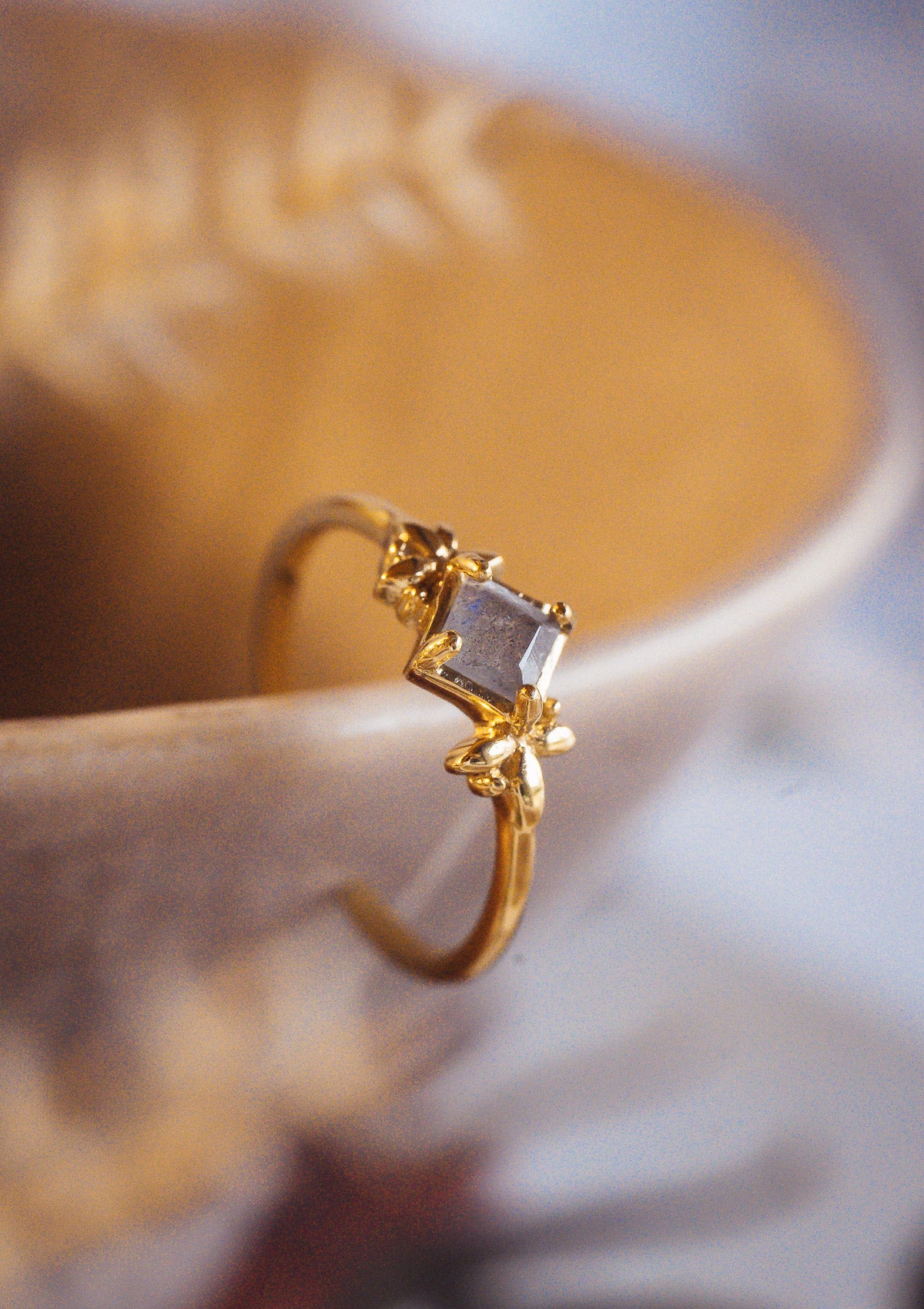 Bague Labradorite - Floraison Sacrée