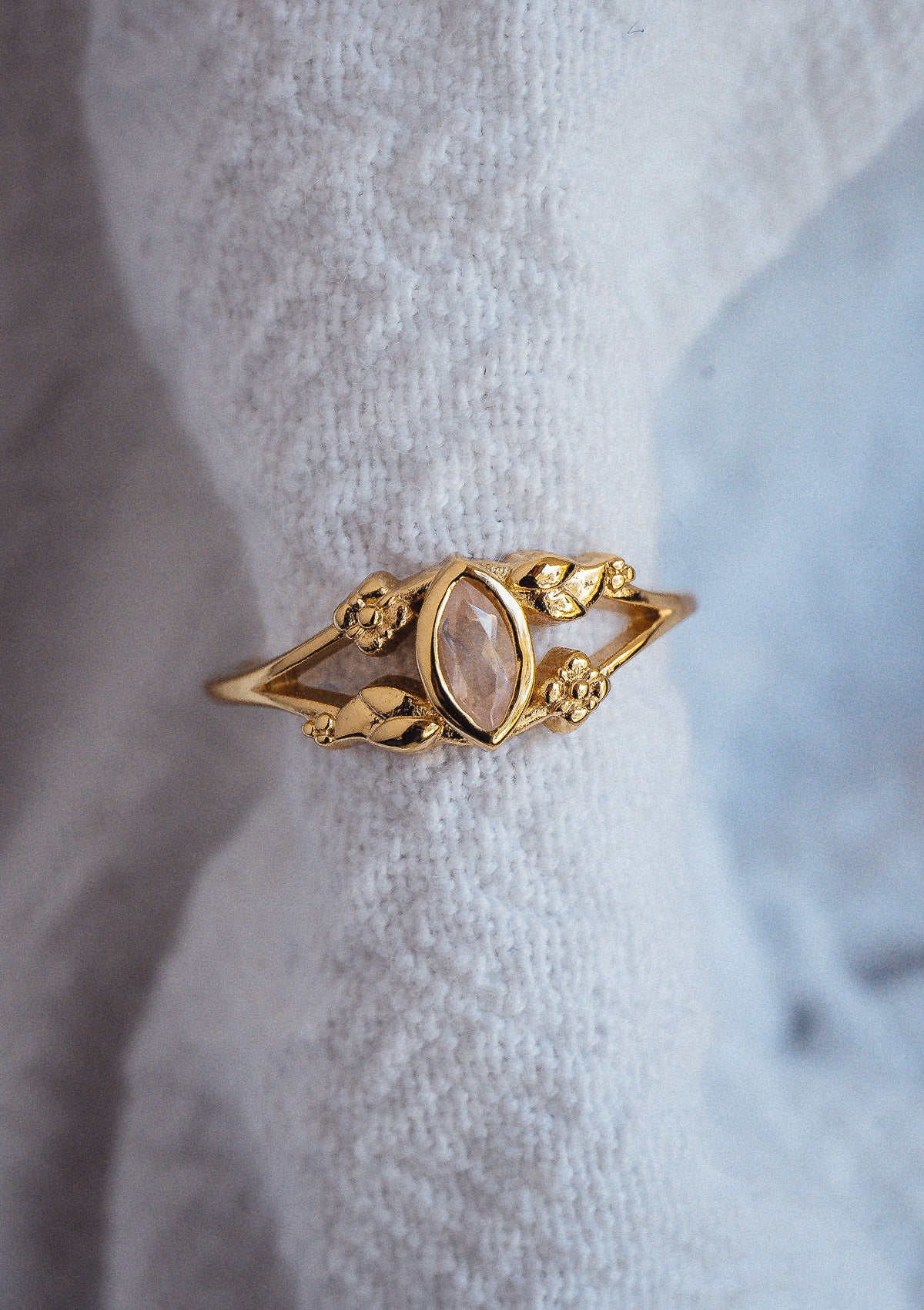 Bague Quartz Rose – Éclosion de Soi