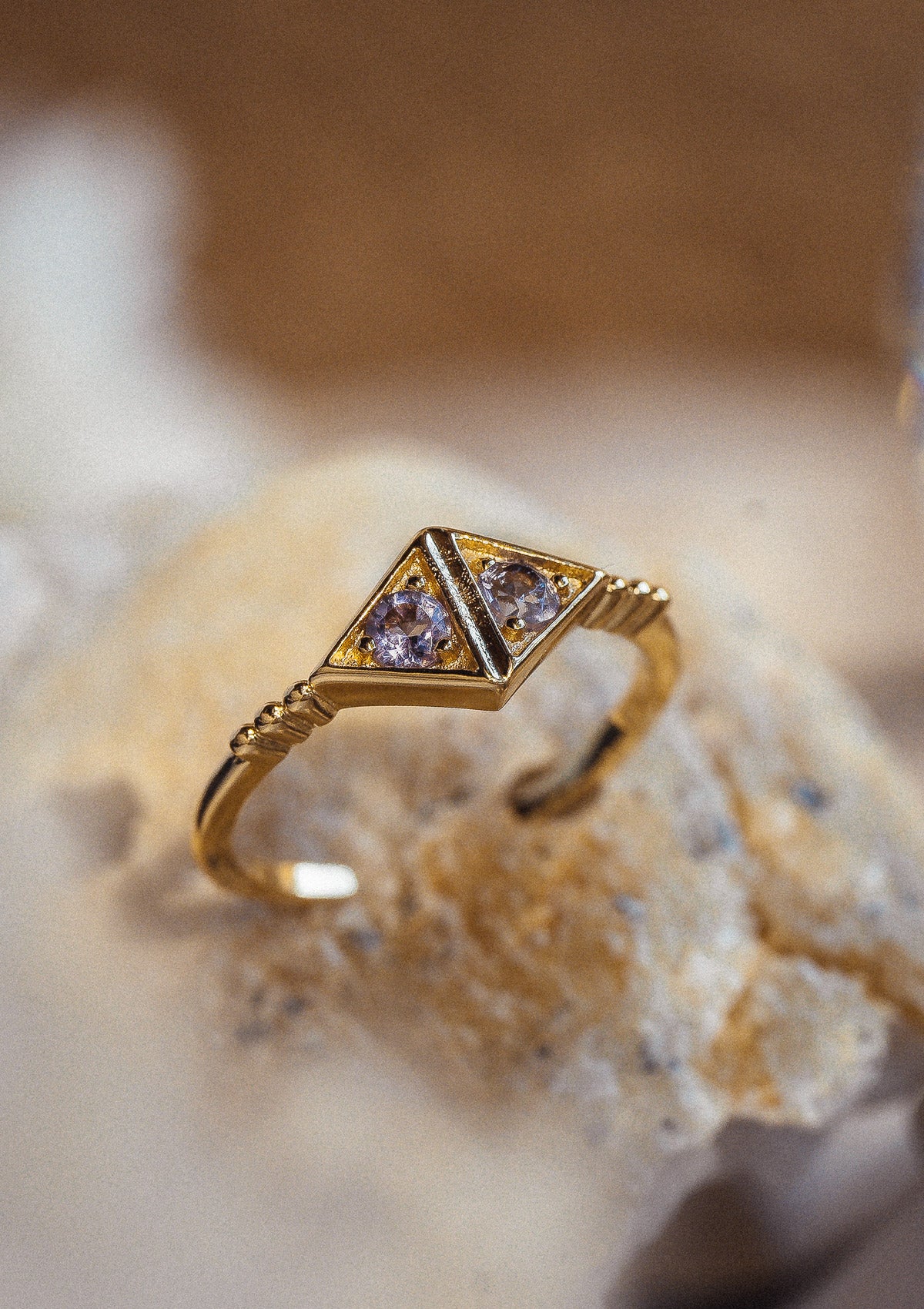 Bague Améthyste – Sérénité Céleste