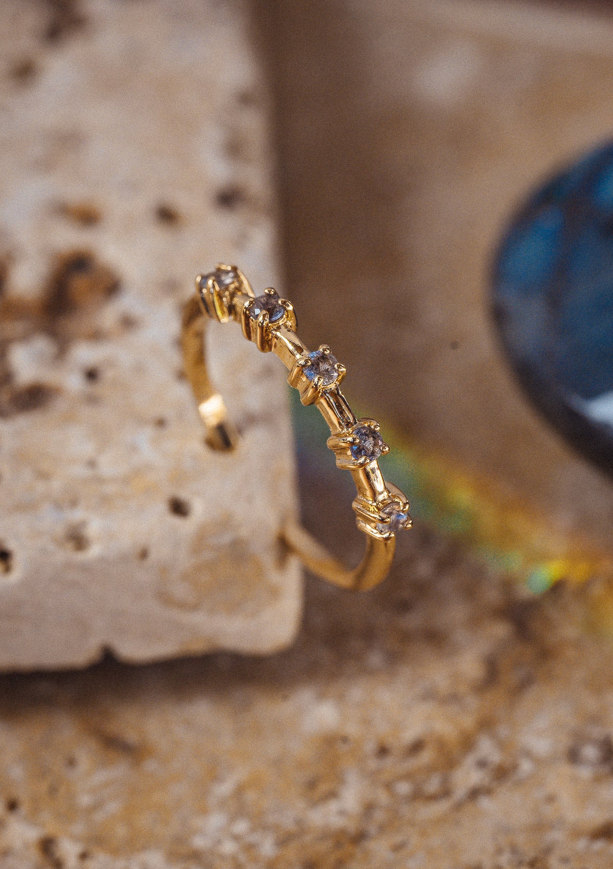 Bague Labradorite - Éclat Intérieur