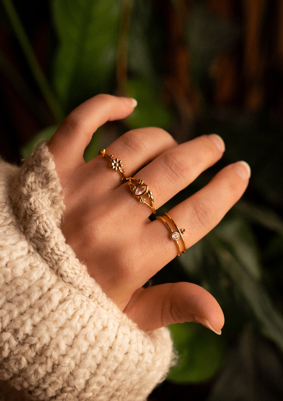 Bague - Lotus Épanoui