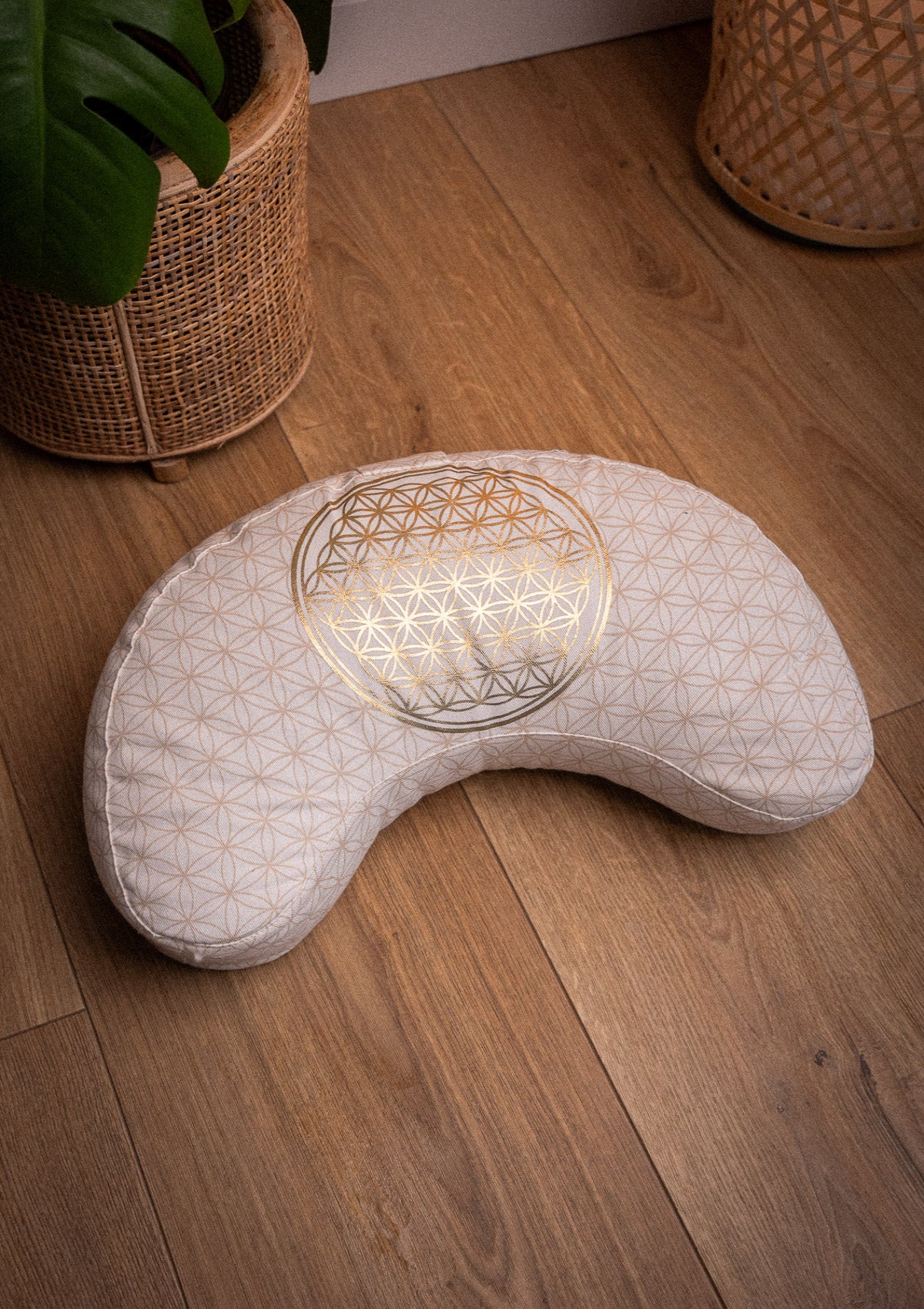 Coussin de Méditation Fleur de Vie biologique