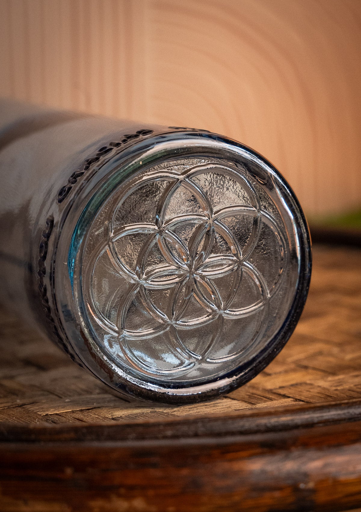 Bouteille en Verre gratitude énergie de l'eau