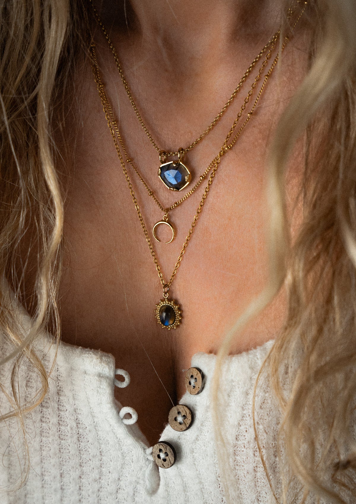 Collier Lune - Force Invisible