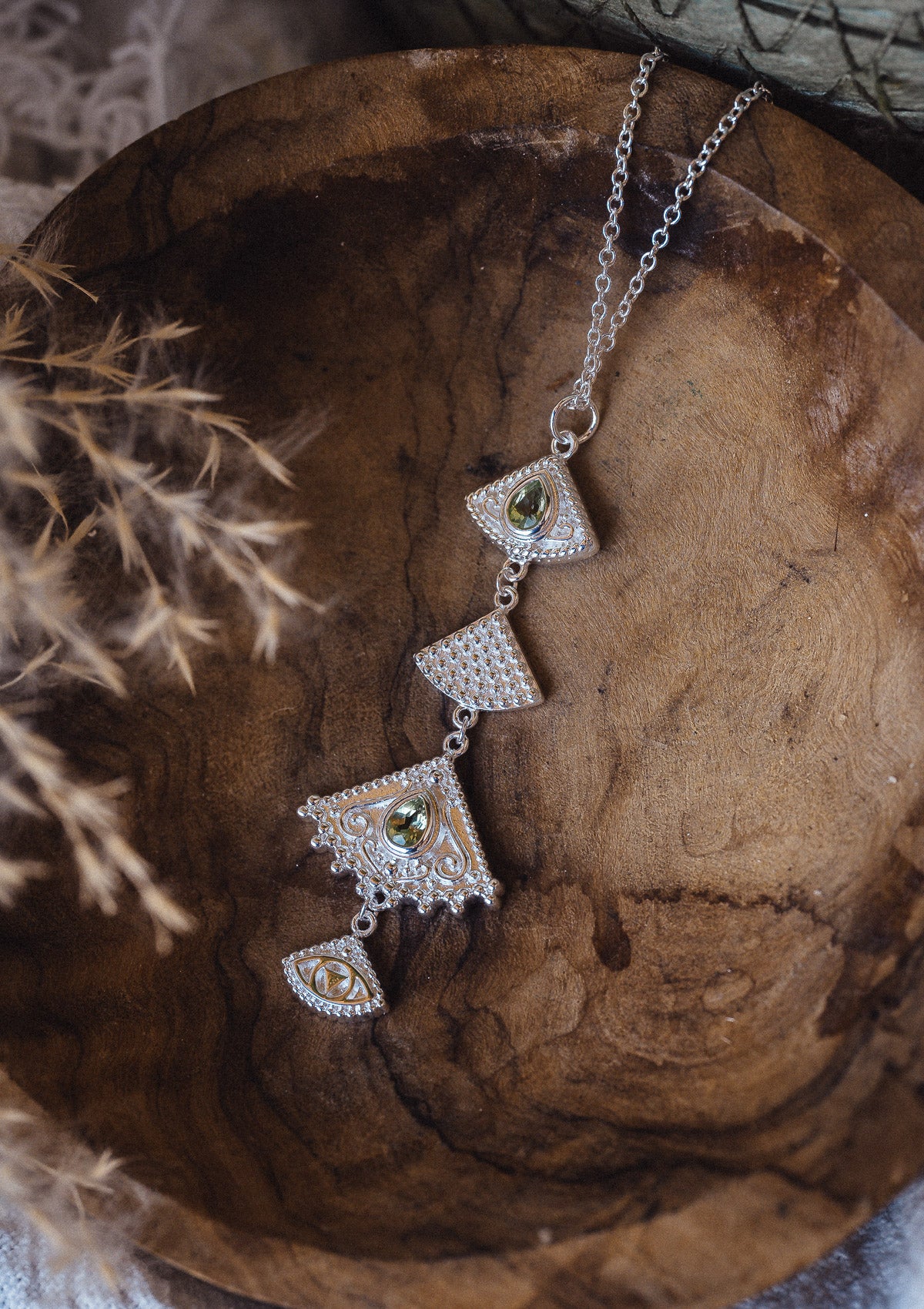 Collier Péridot - Regard Divin