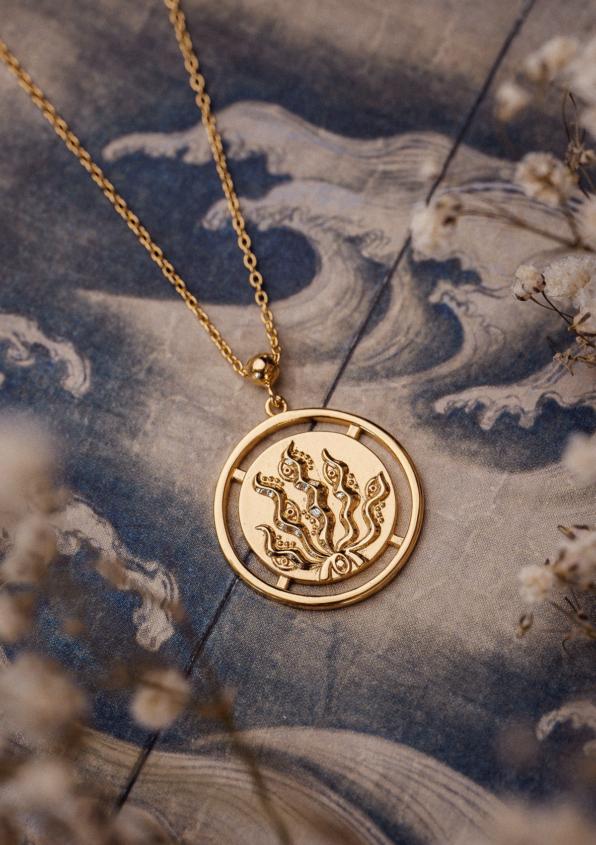 Collier pendentif Jardins Secrets - J'écoute les signes