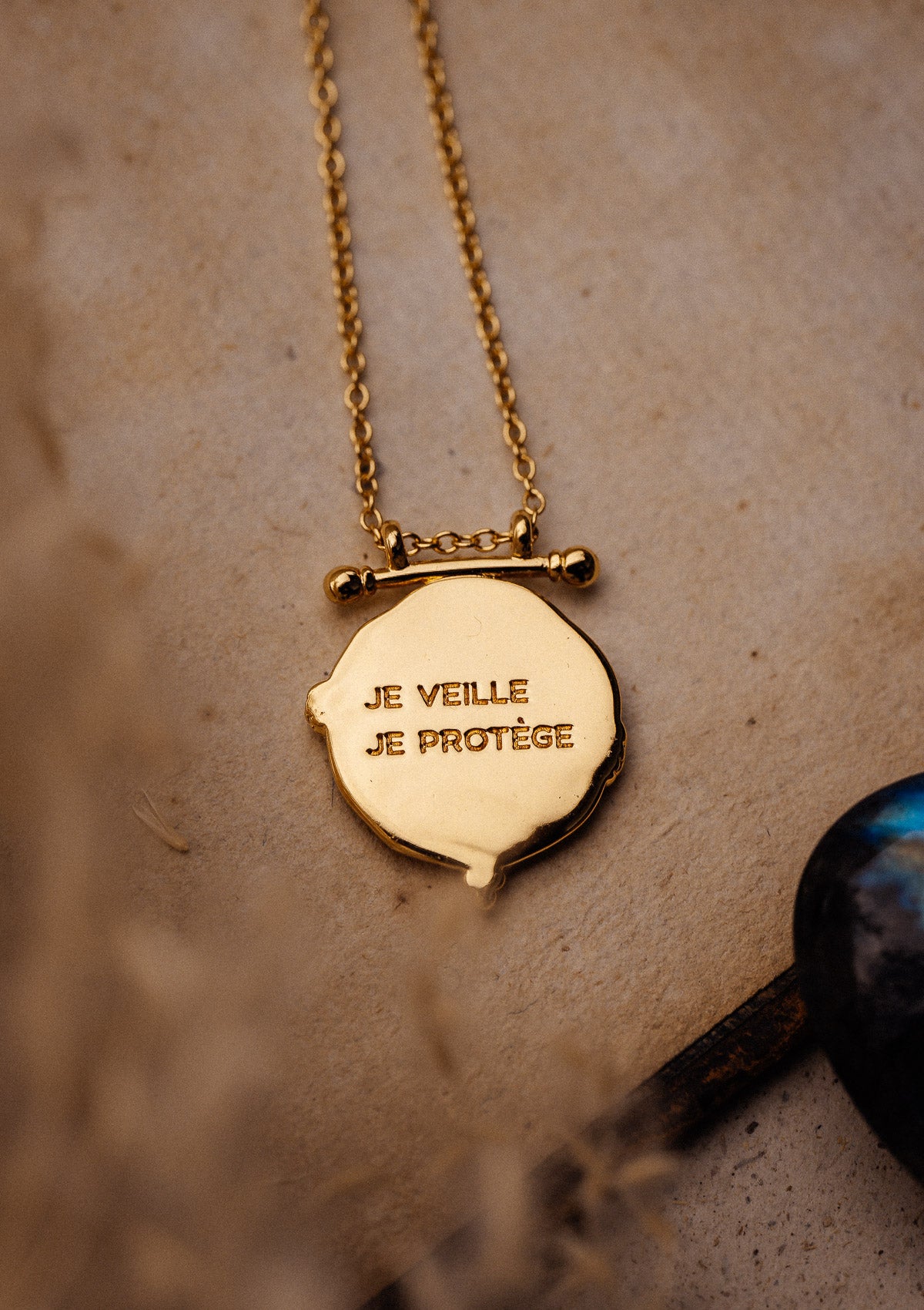 Collier Œil et Serpent – Gardienne Silencieuse