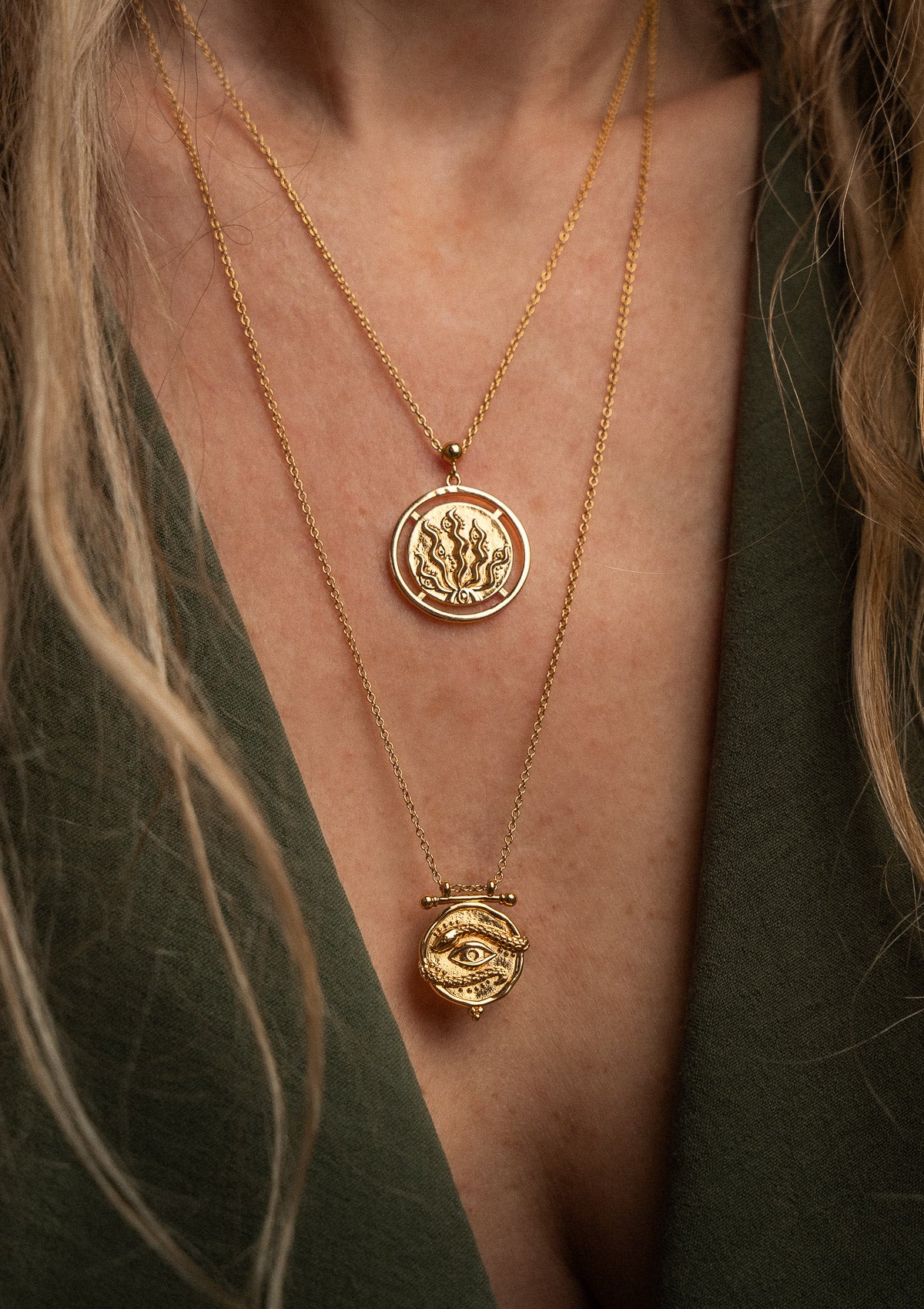 Collier pendentif Jardins Secrets - J'écoute les signes
