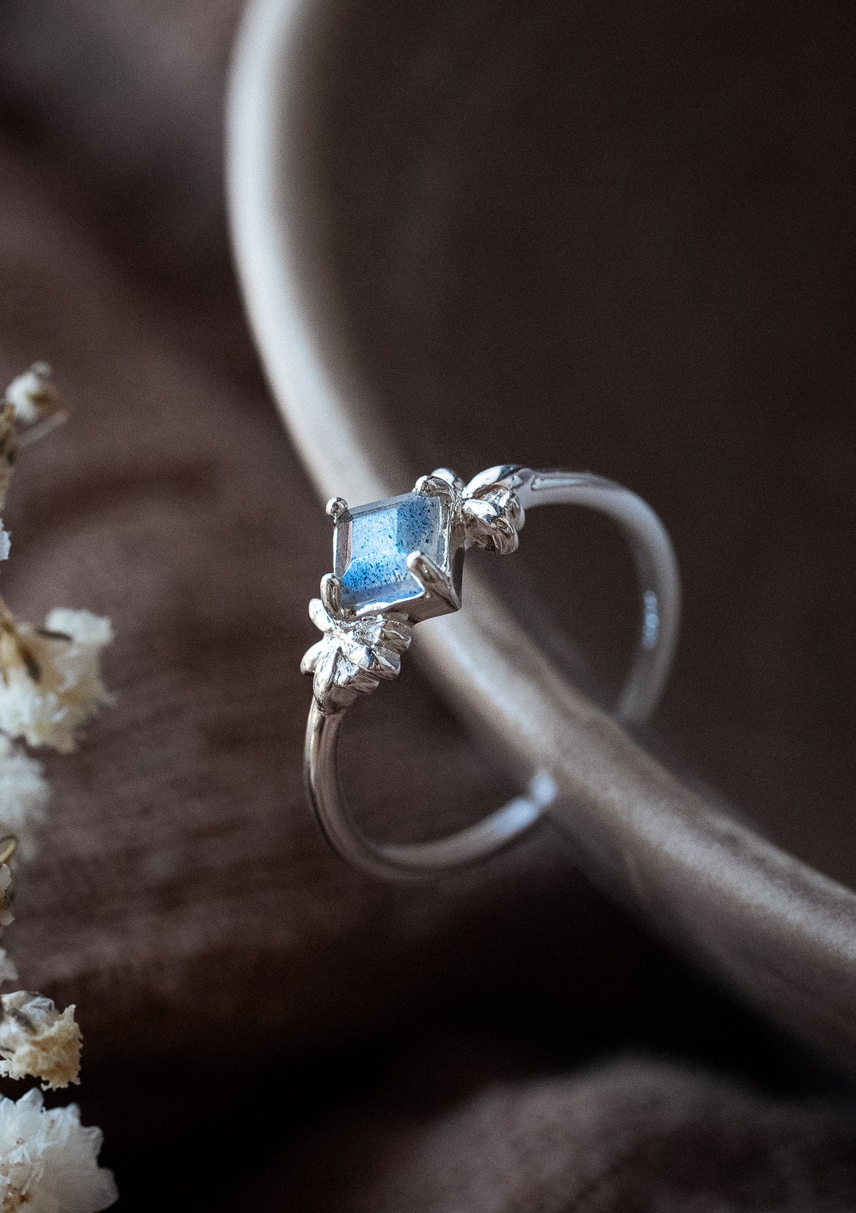 Bague Labradorite - Floraison Sacrée