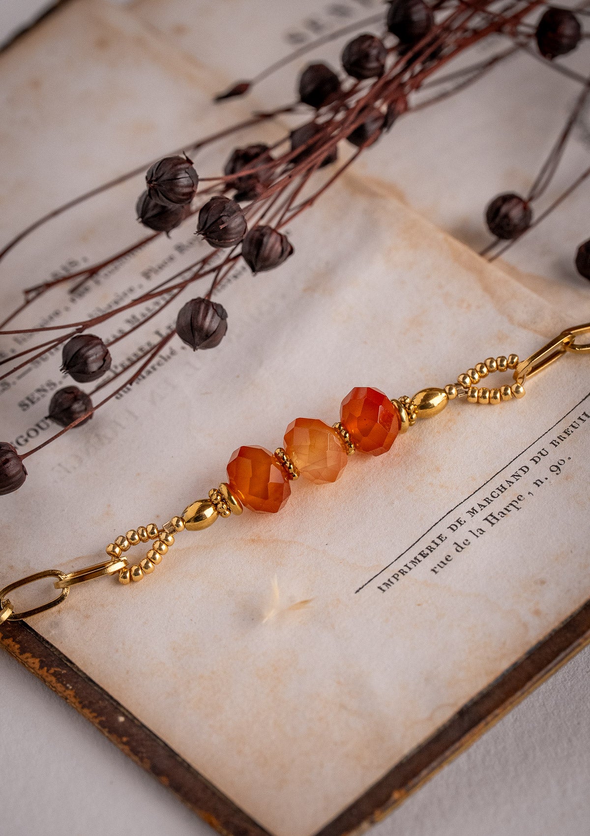 Bracelet Cornaline – Vitalité Créatrice