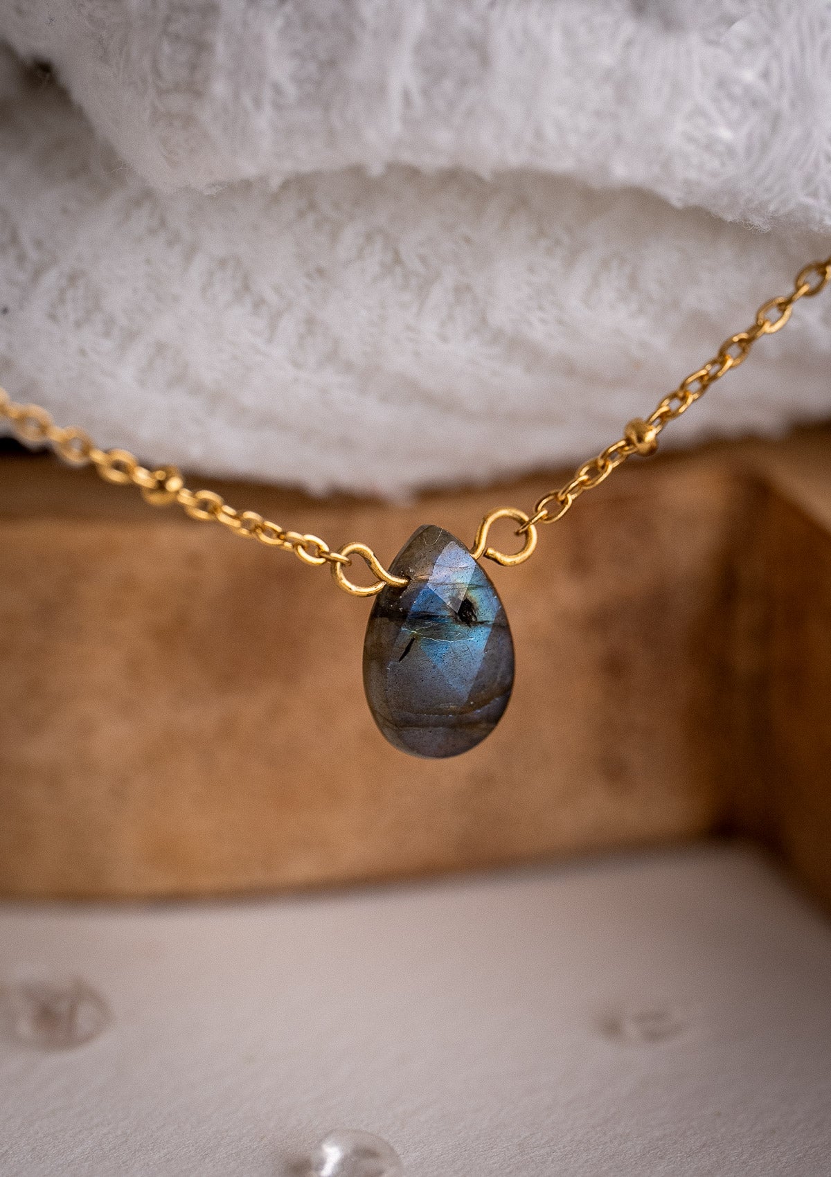 Collier Goutte Labradorite - Laisse-toi Porter