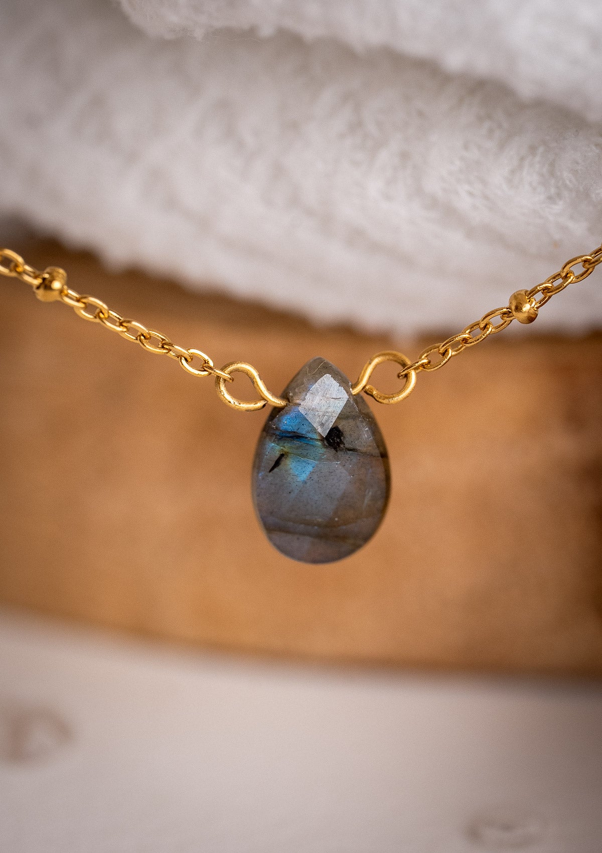 Collier Goutte Labradorite - Laisse-toi Porter