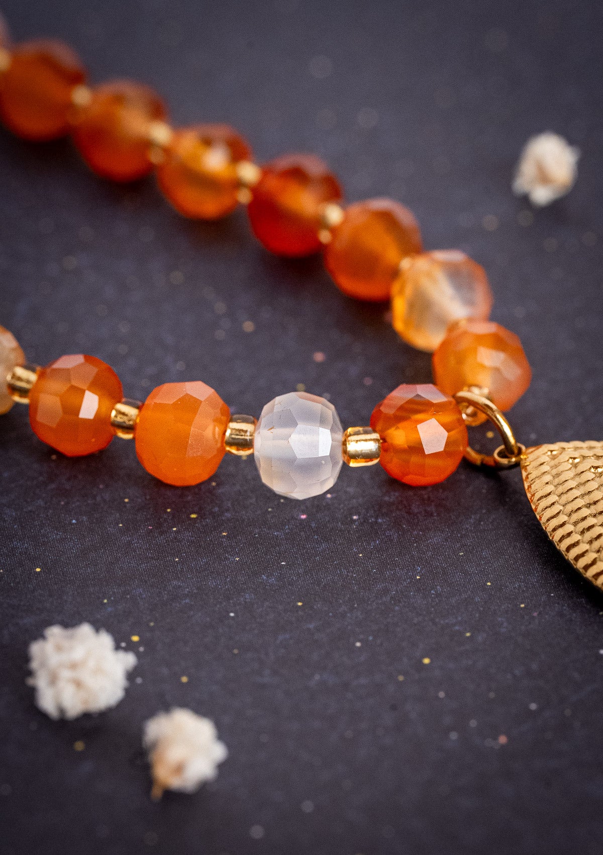 Collier Cornaline – Goutte de Feu