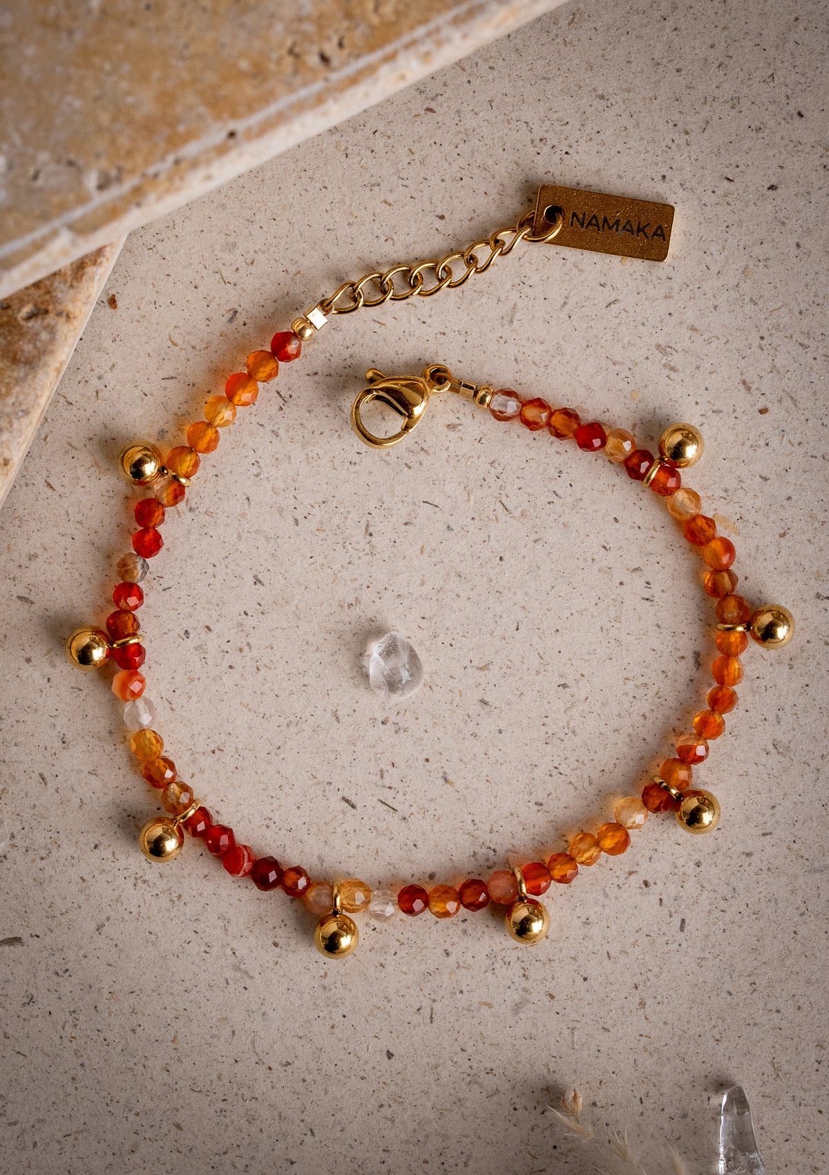 Bracelet Cornaline – Flamme Intérieure