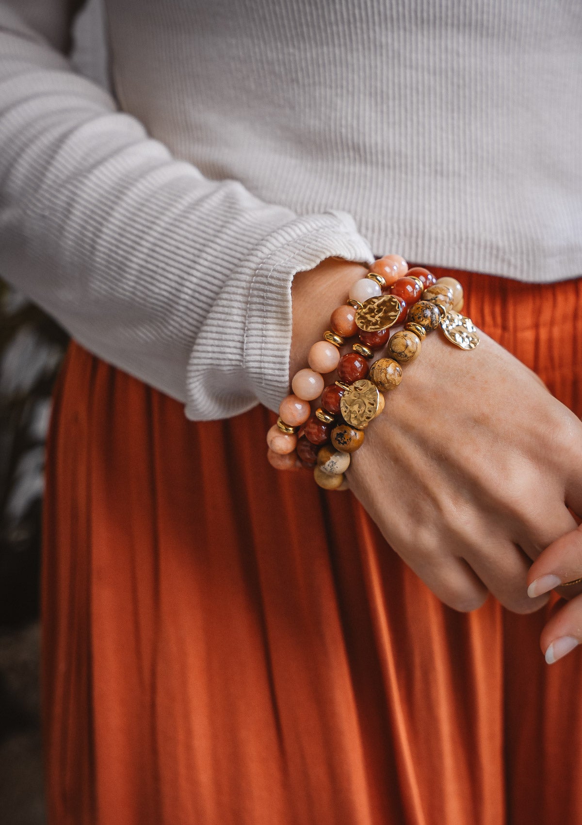 gros bracelets cornaline