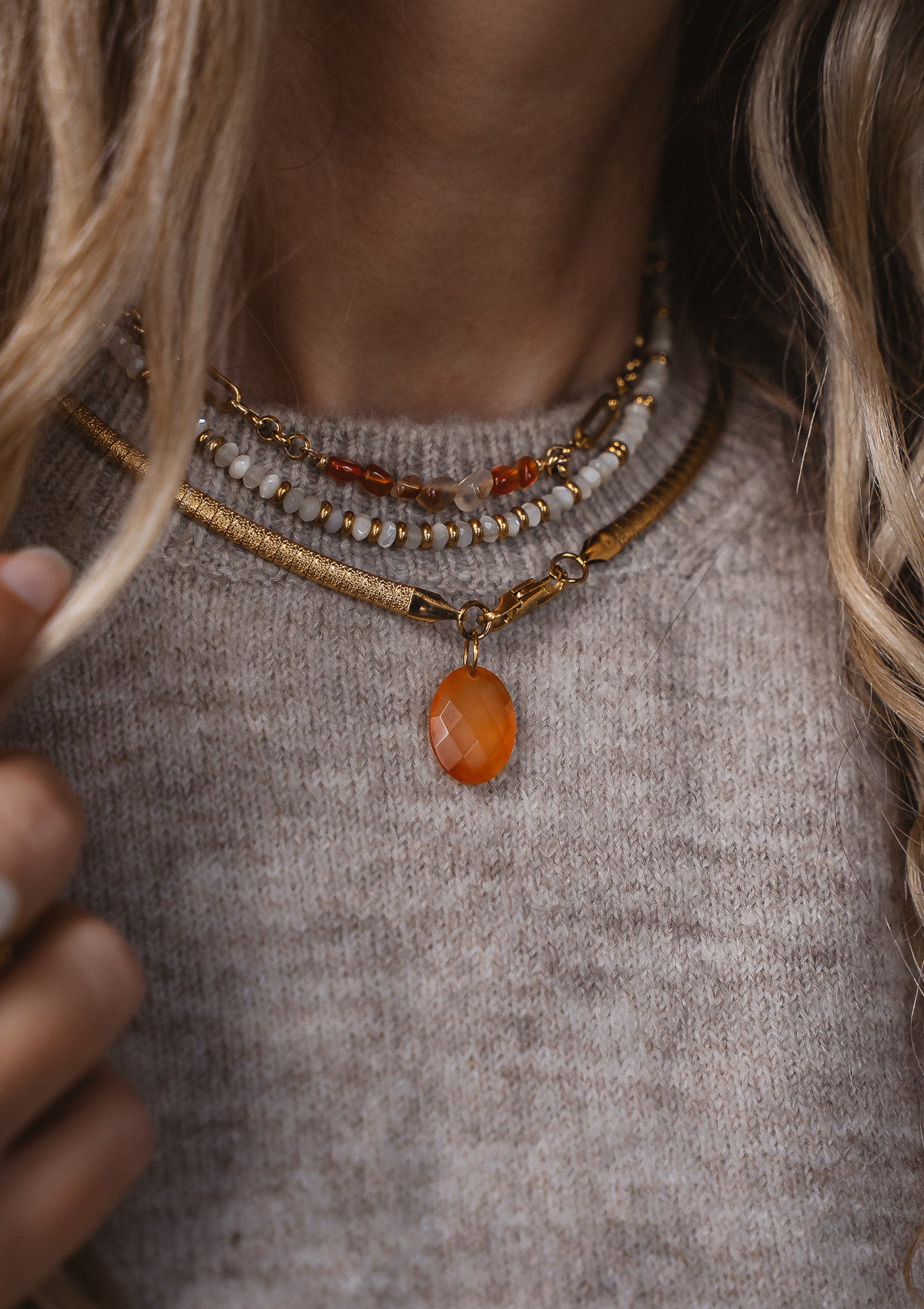 Collier Nacre - Soin de Lune