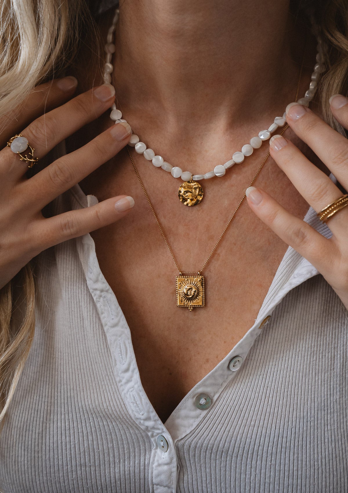 Collier Nacre – Éclat Intime