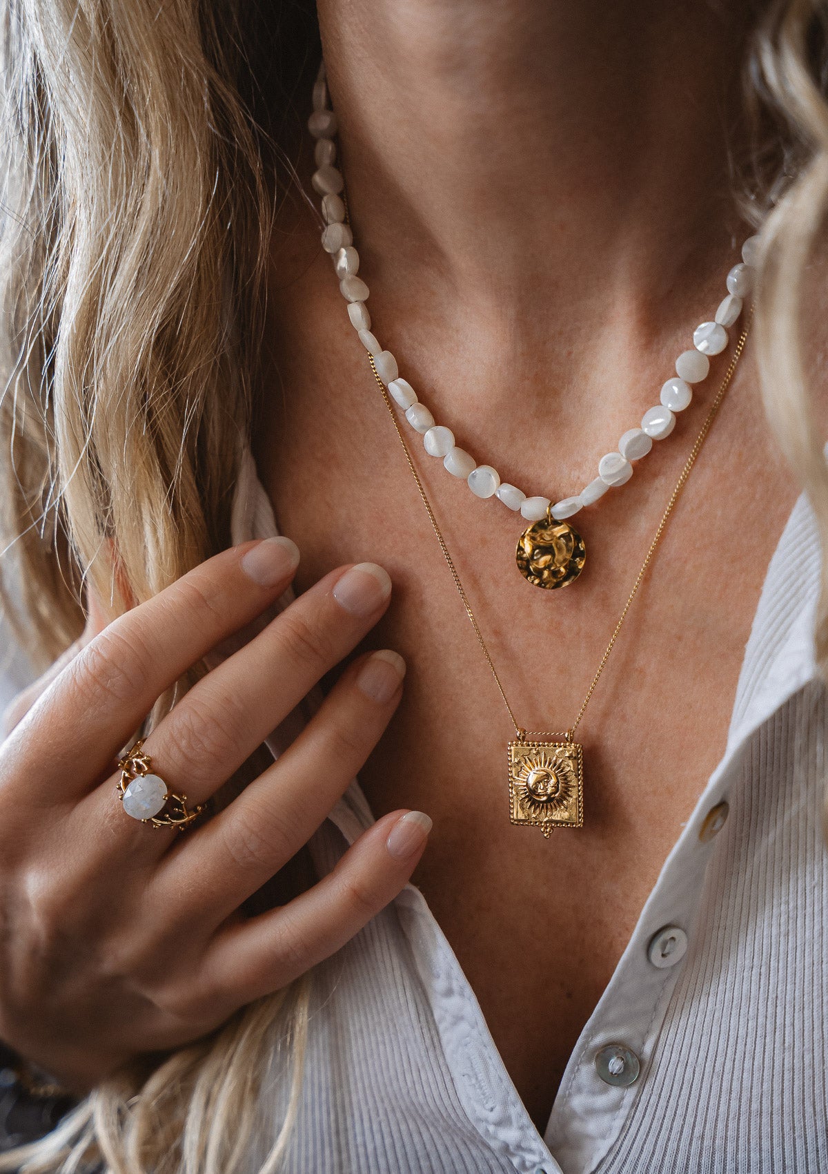 Collier Nacre – Éclat Intime
