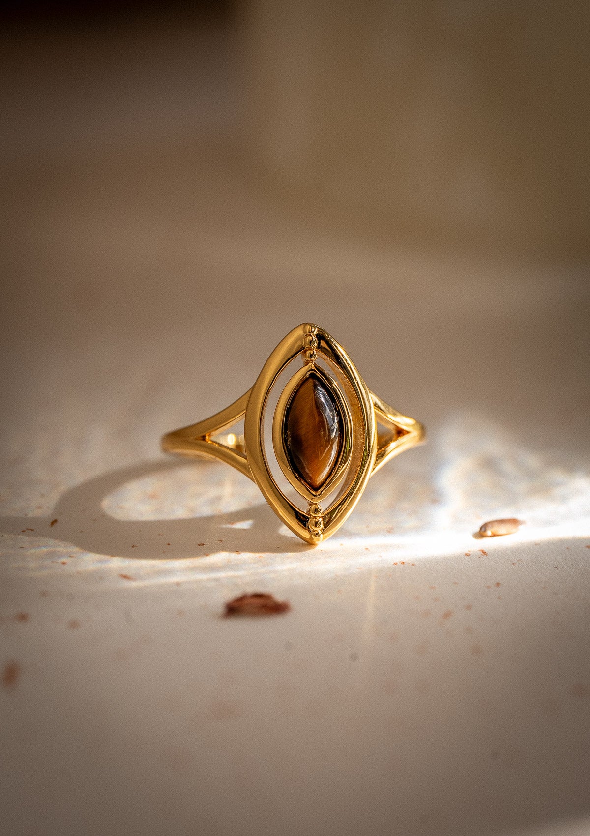 Bague Œil de Tigre – Le Feu