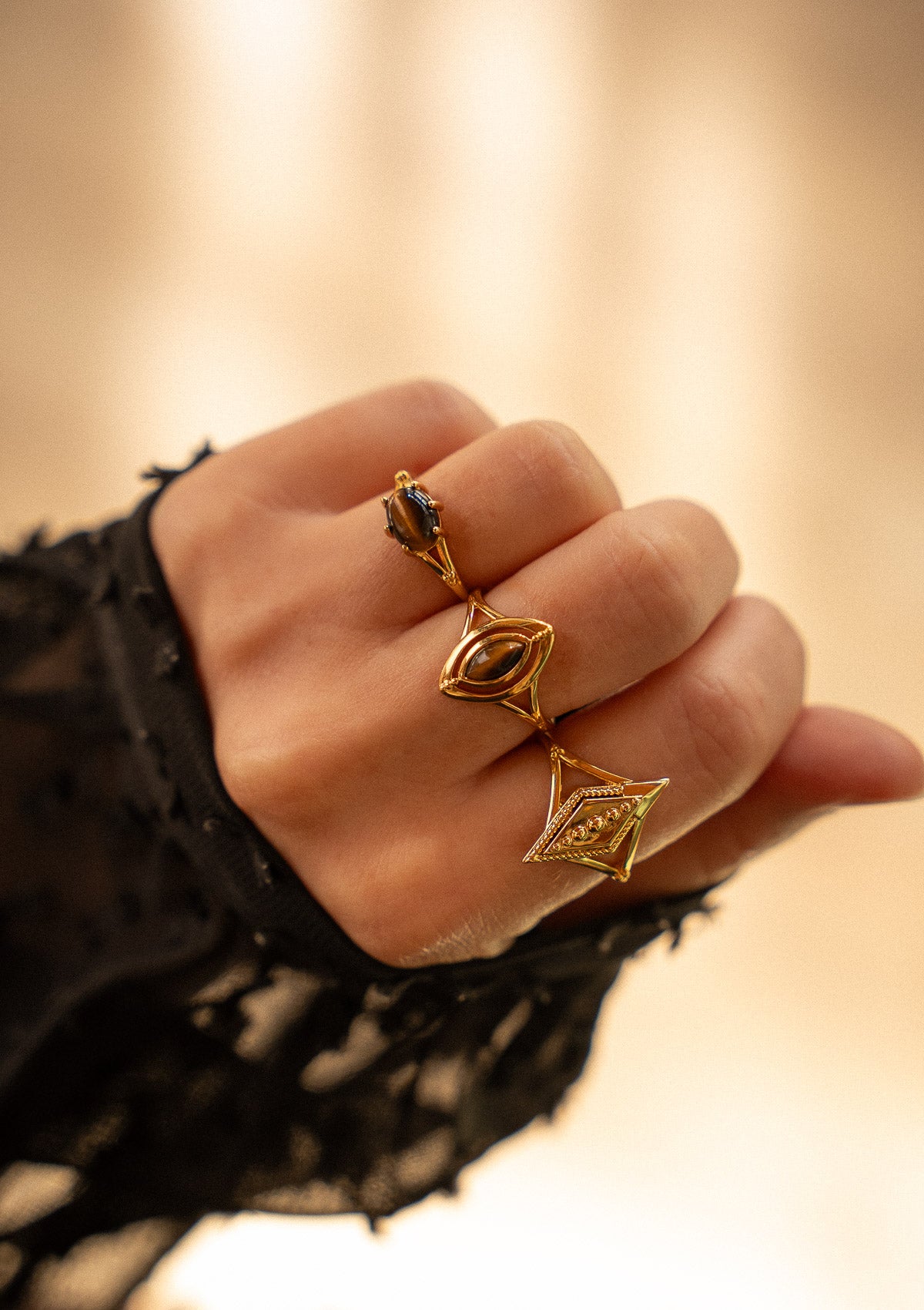 Bague Œil de Tigre – Force et Confiance