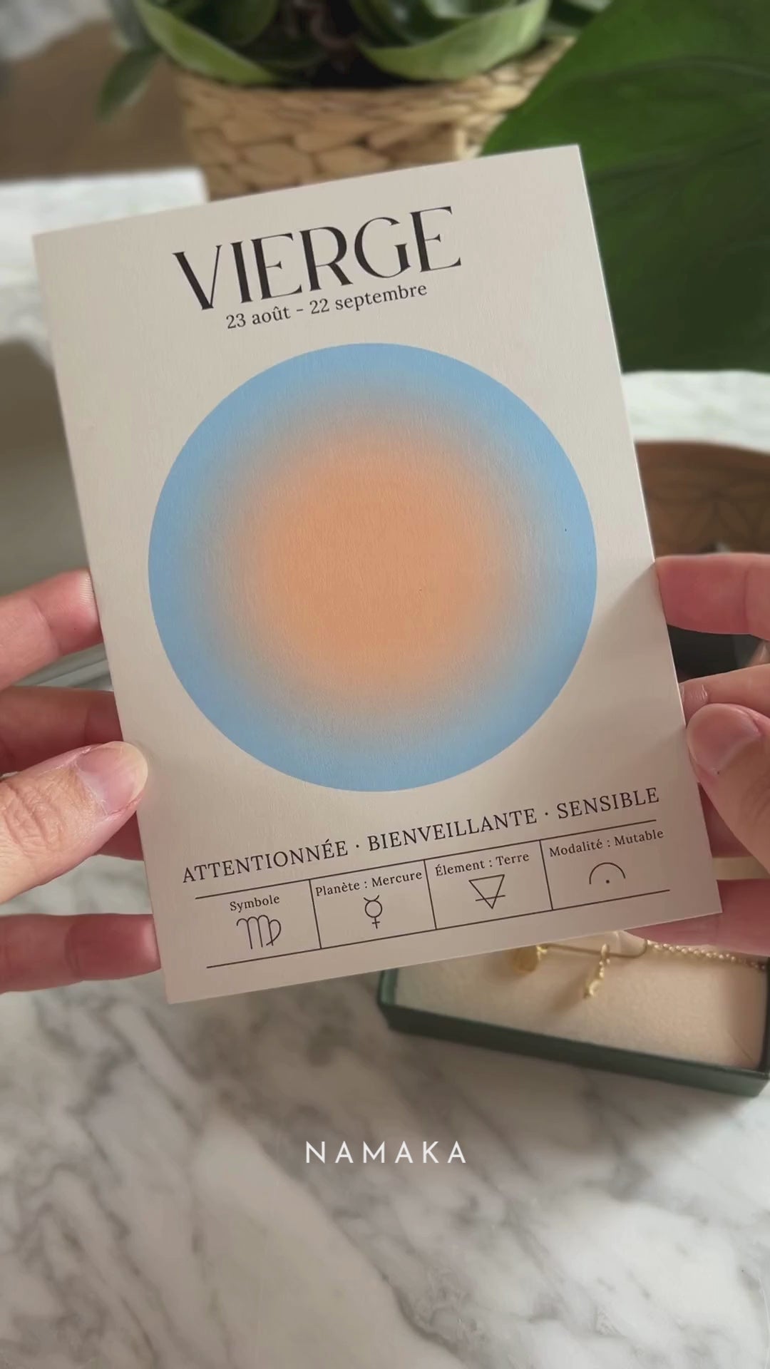 Bracelet Vierge et Citrine - Astro