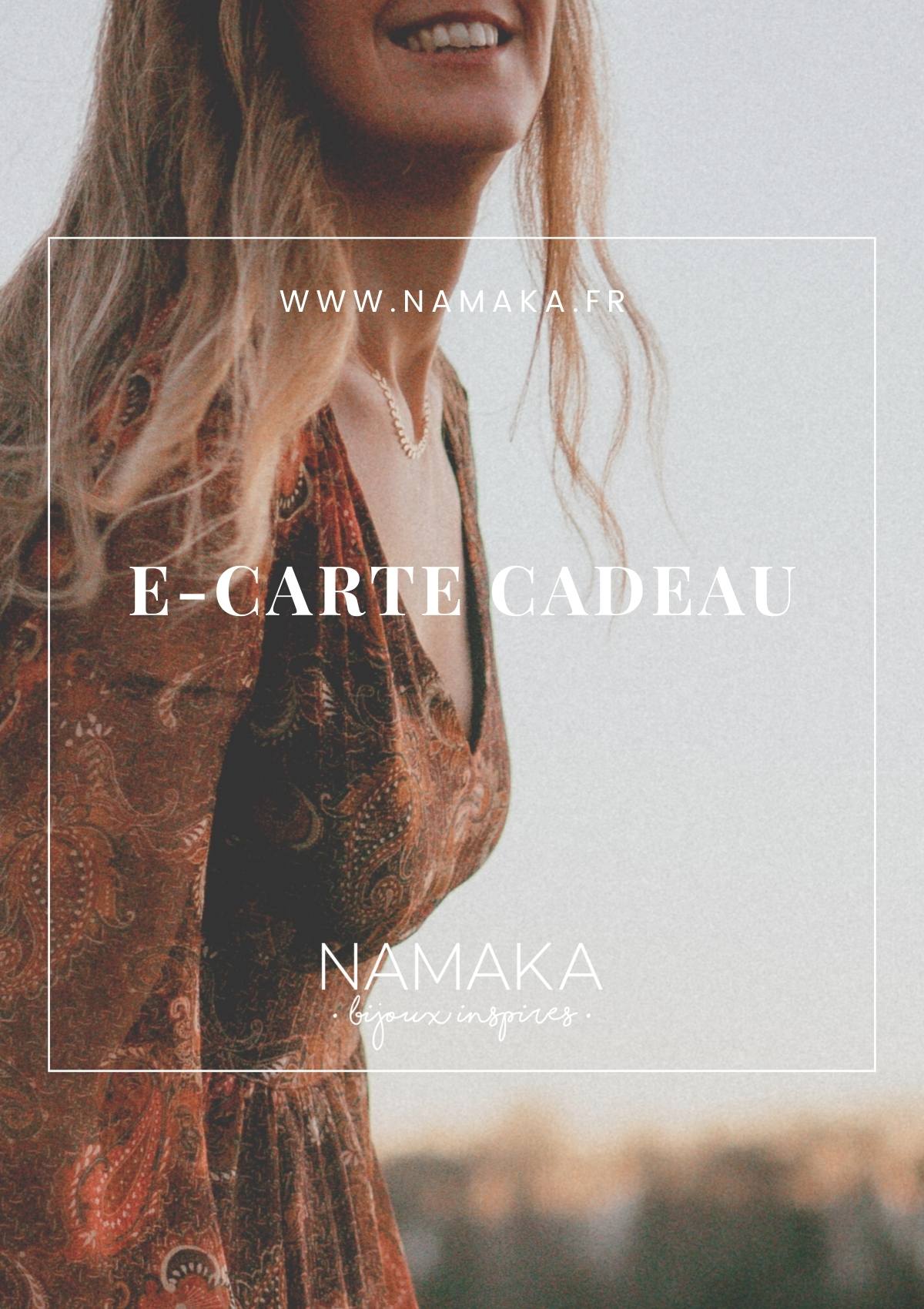 carte cadeau namaka bijoux