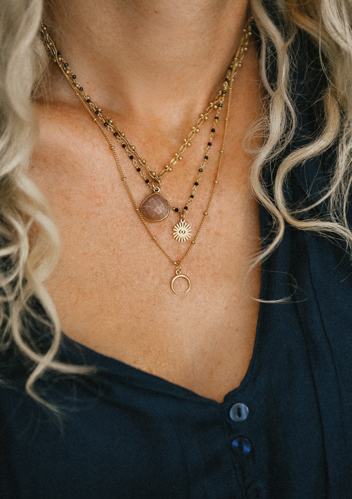 Collier Lune - Force Invisible