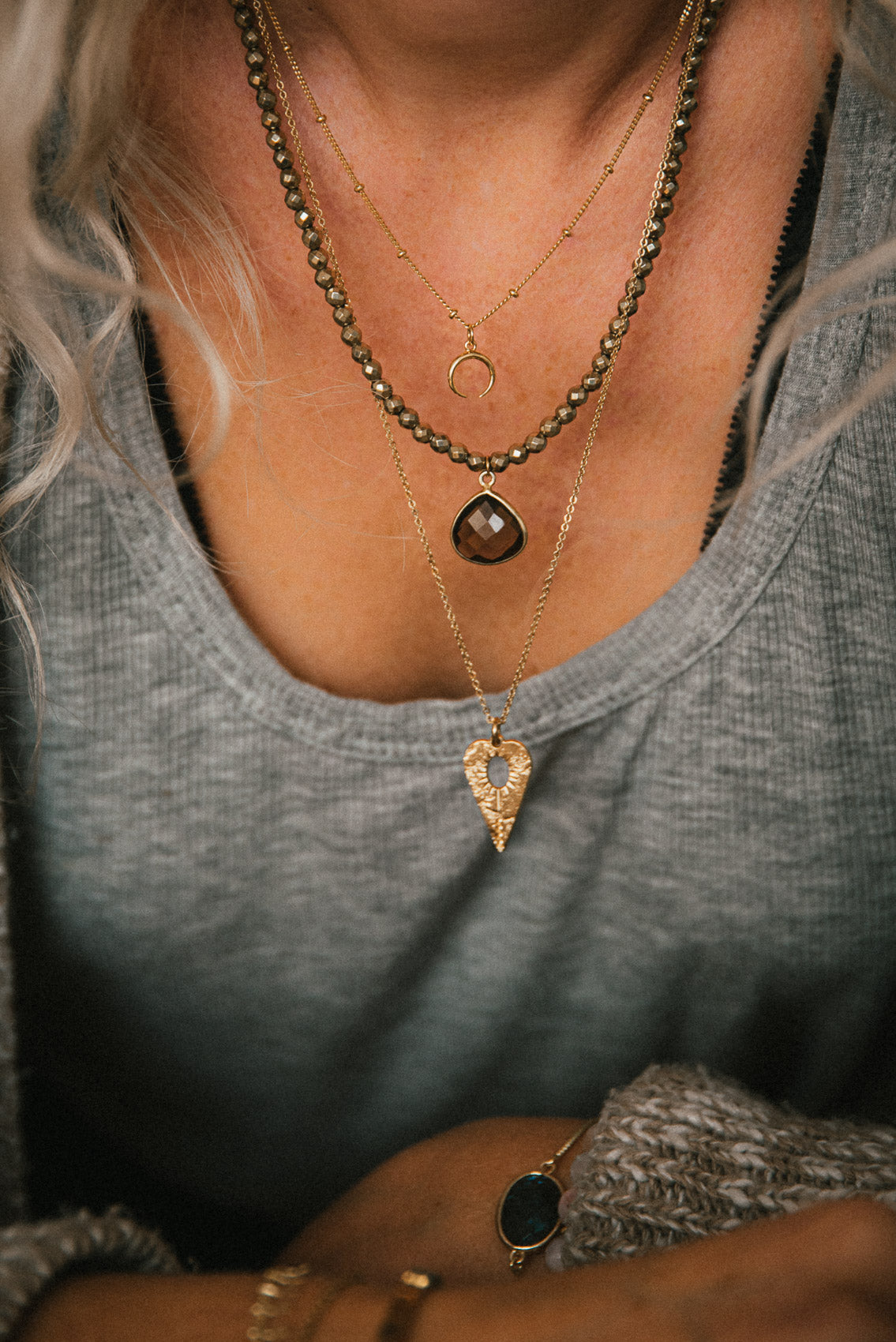 Collier Lune - Force Invisible