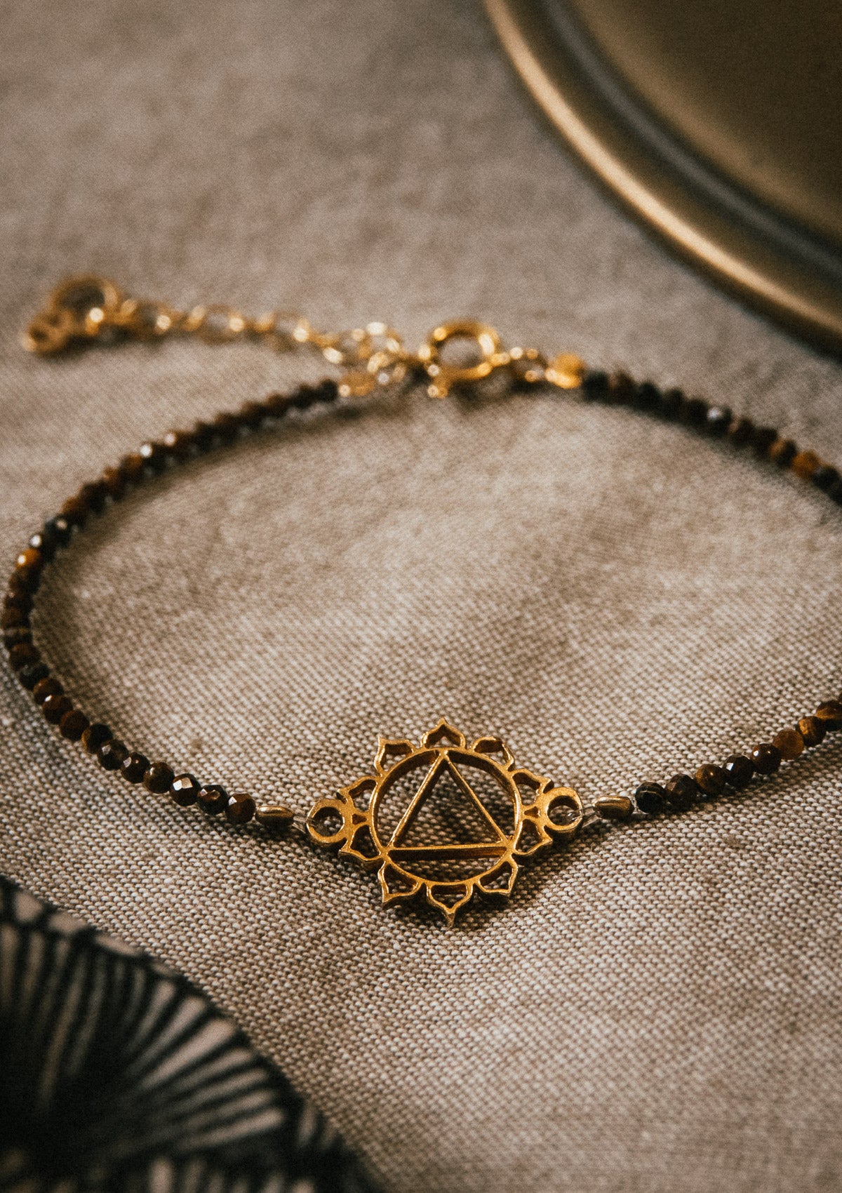 Bracelet Œil de Tigre - Chakra du Plexus Solaire