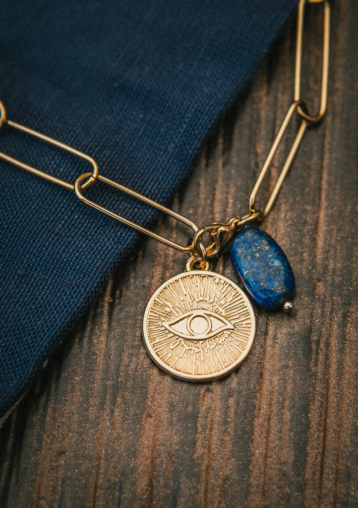 Collier Lapis Lazuli - Troisième Œil