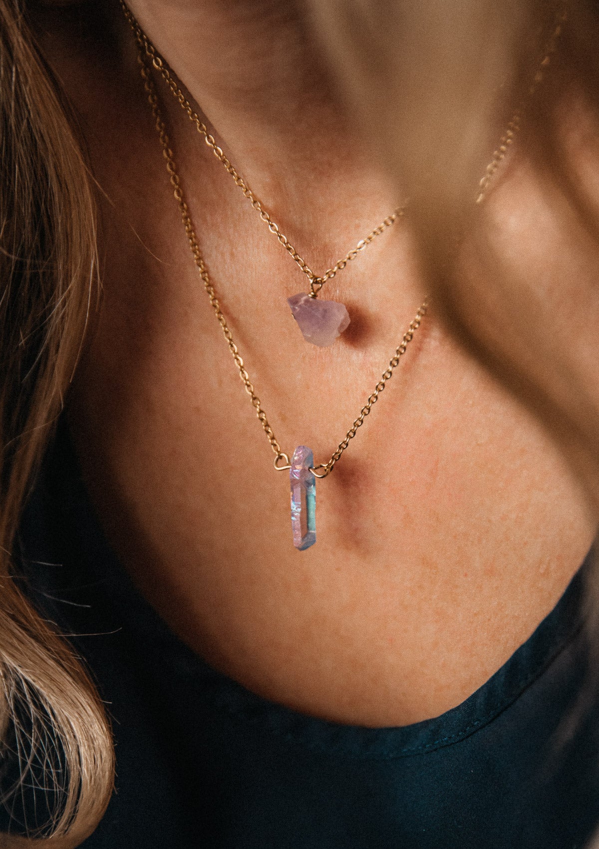 Collier pointe de Quartz Aura - Magie