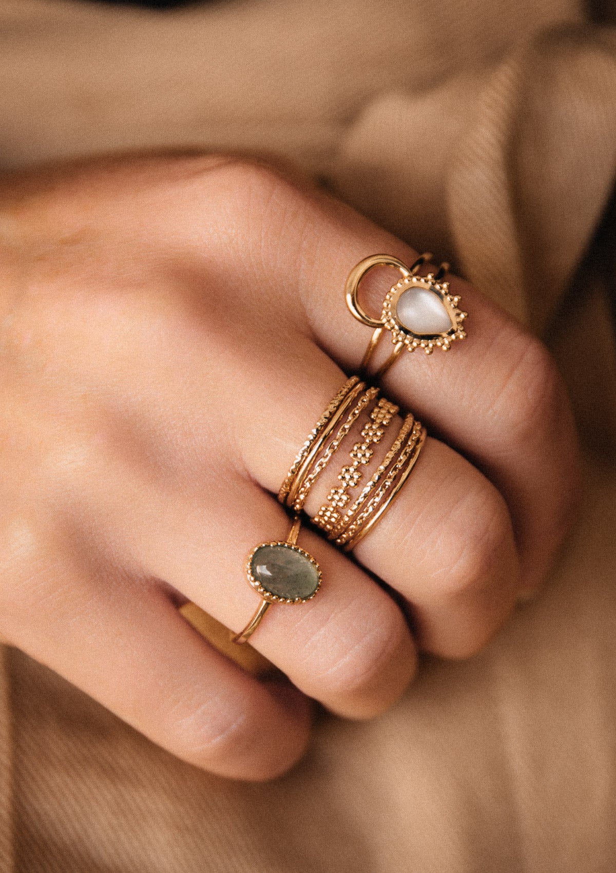 Bague Semainier - Flower Power