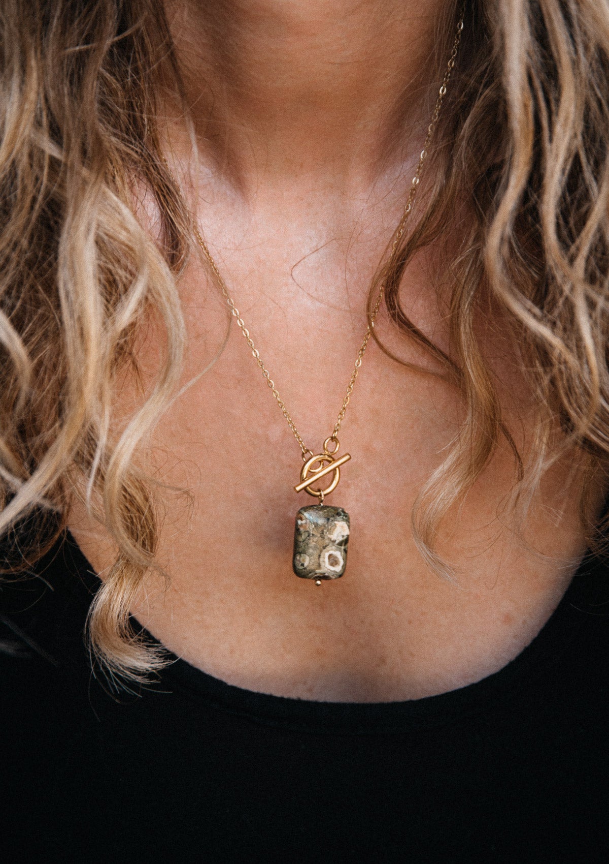 Collier Rhyolite - Harmonie Naturelle