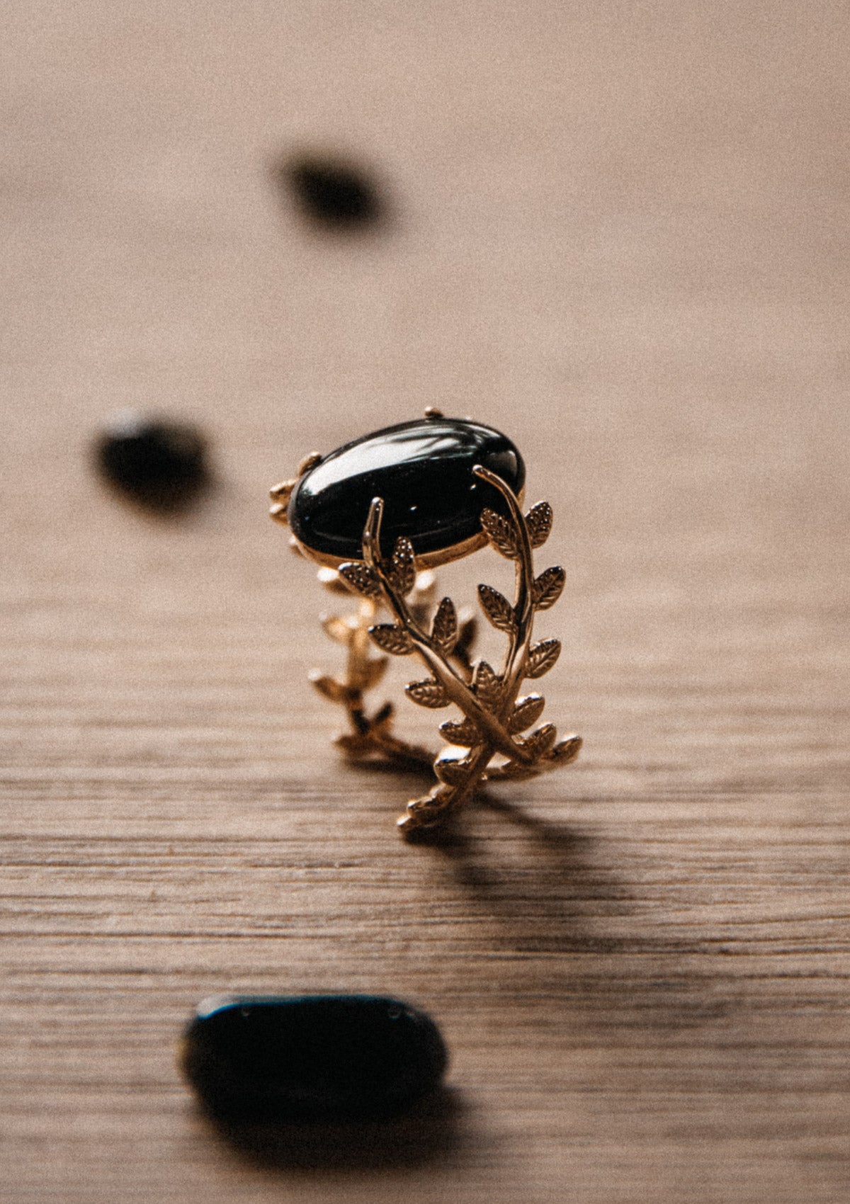 Bague Agate noire - Renouveau